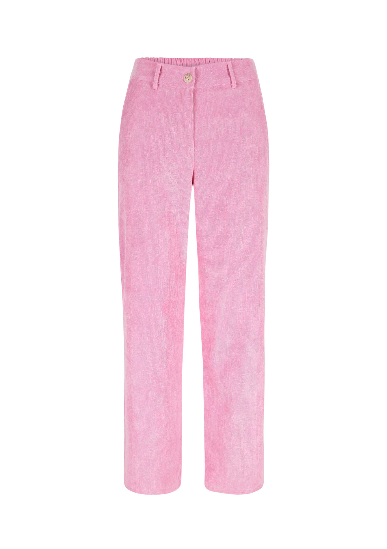 Trousers in baby corduroy, Trousers in baby corduroy - PINK BUBBLEGUM - 06600899_1477