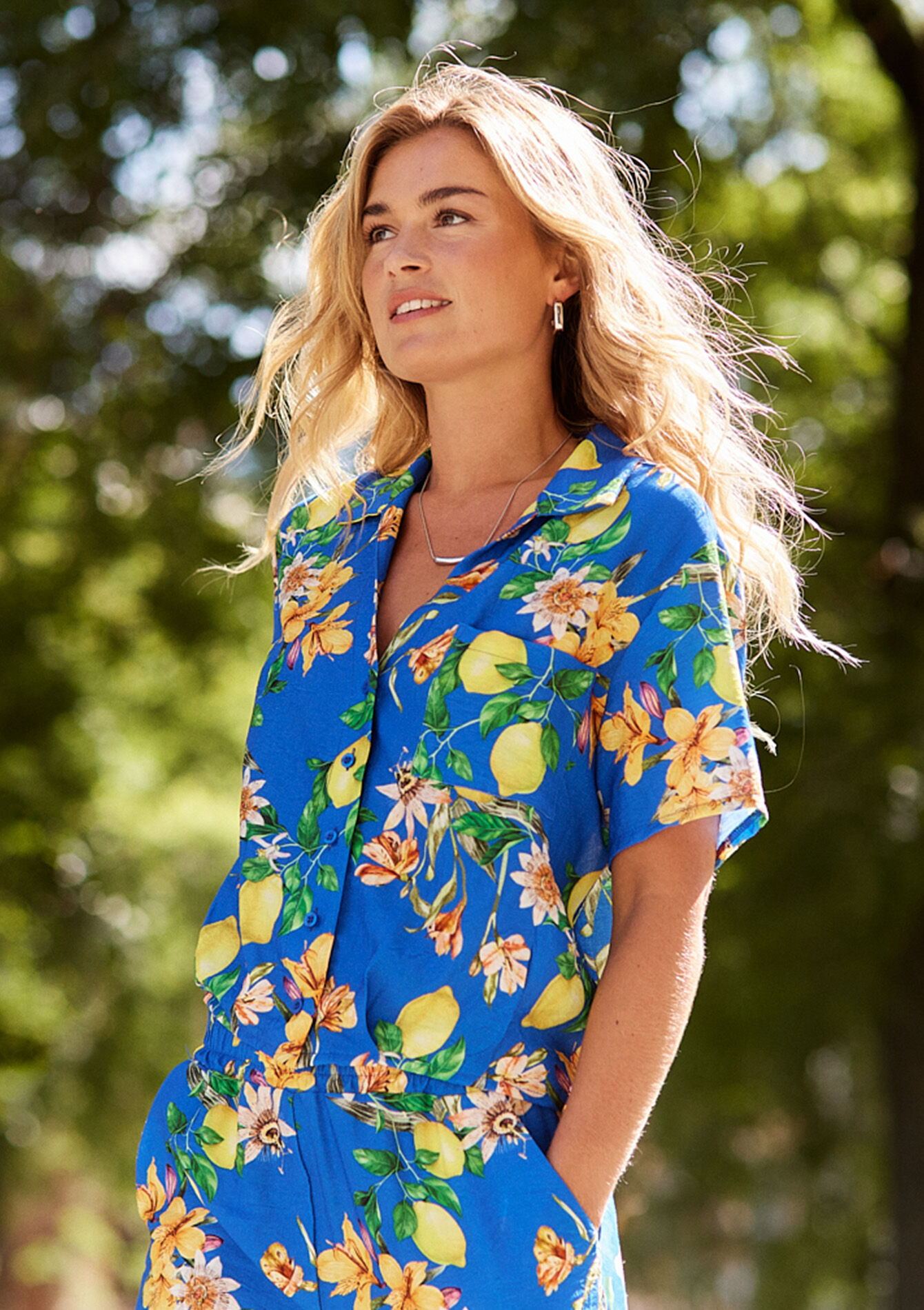 Chemise à manches courtes, Chemise à manches courtes - ELECTRIC BLUE - 05702610_1619