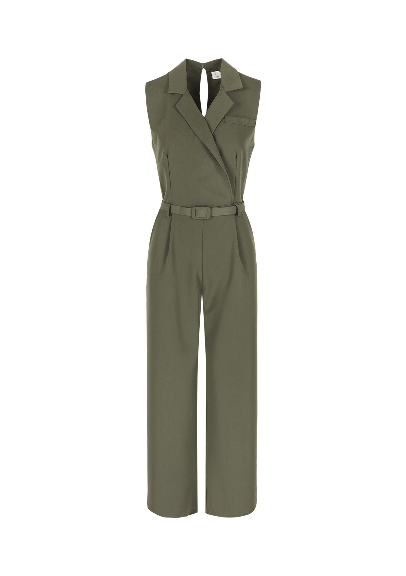 Combinaison fluide ceinturée - KHAKI MED - 06004710_4327