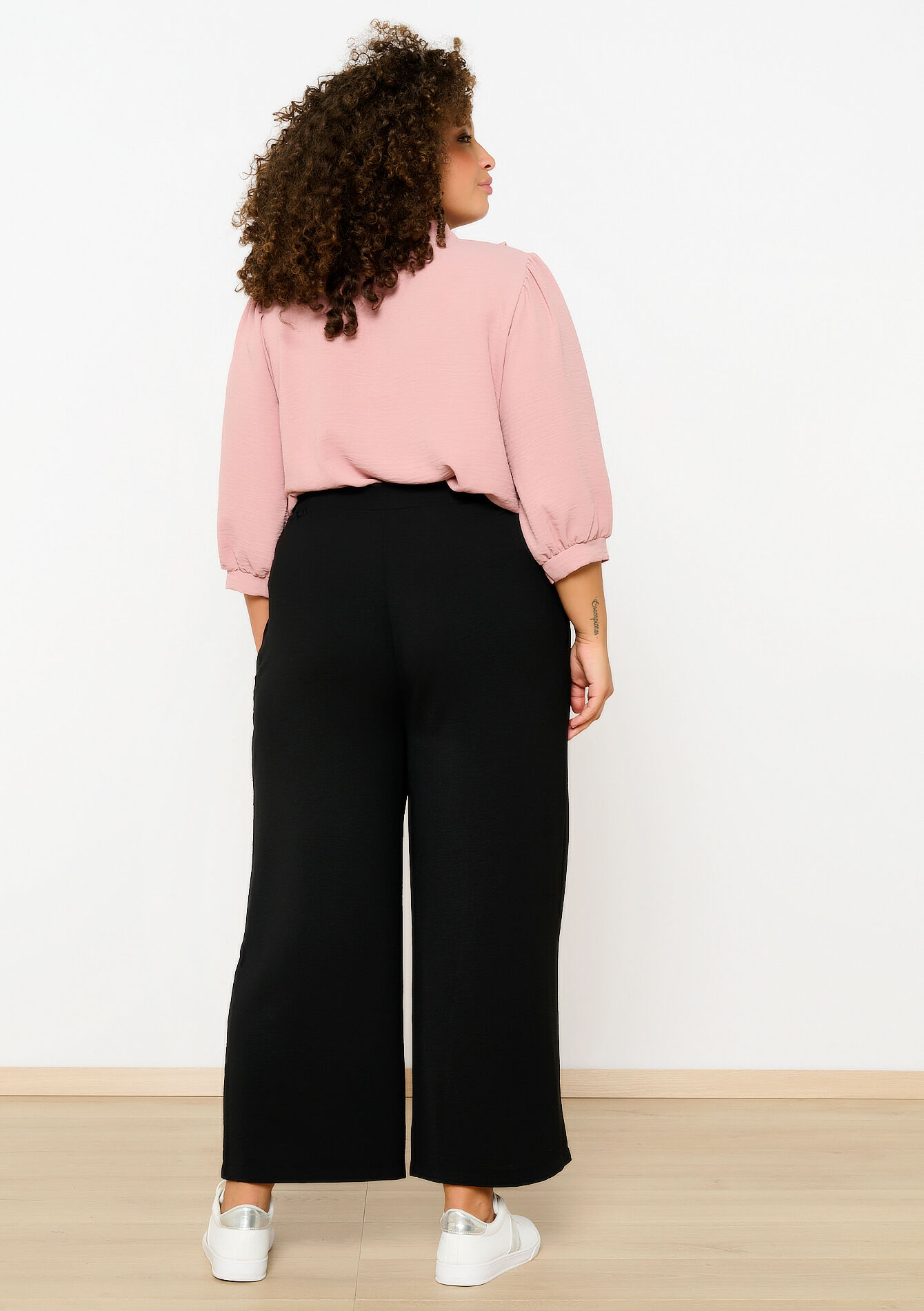 Pantalon ample, Pantalon ample - BLACK - 06600844_1119