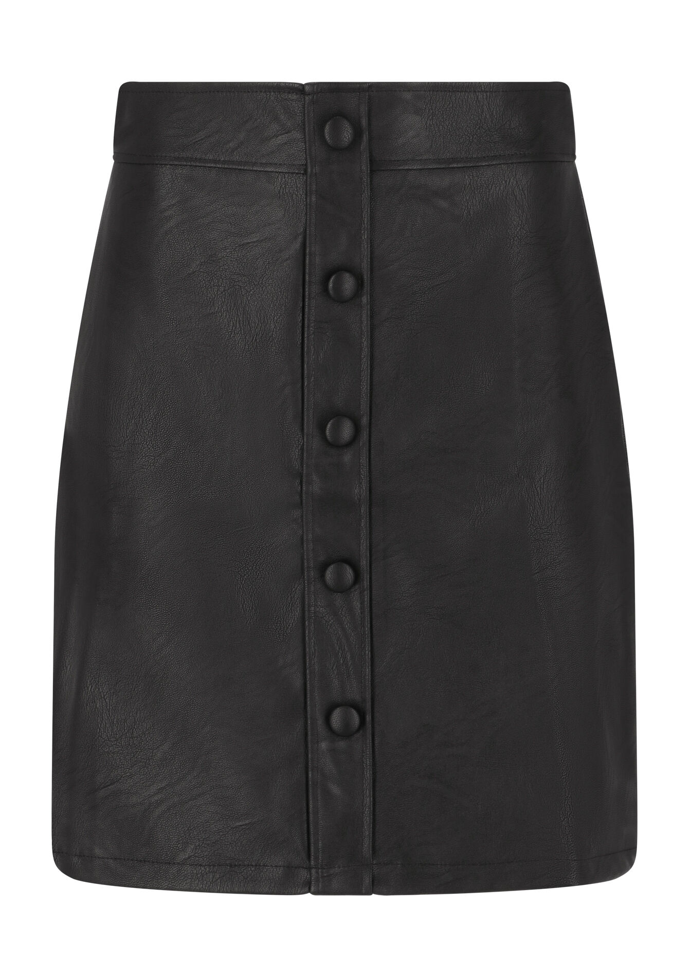 Jupe courte en similicuir, Jupe courte en similicuir - BLACK - 07101118_1119