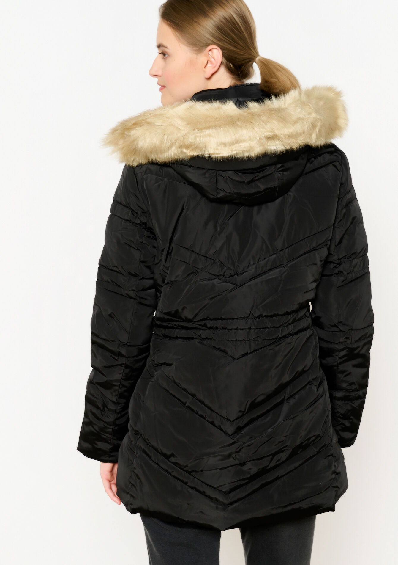 Manteau matelassé - BLACK - 23000689_1119