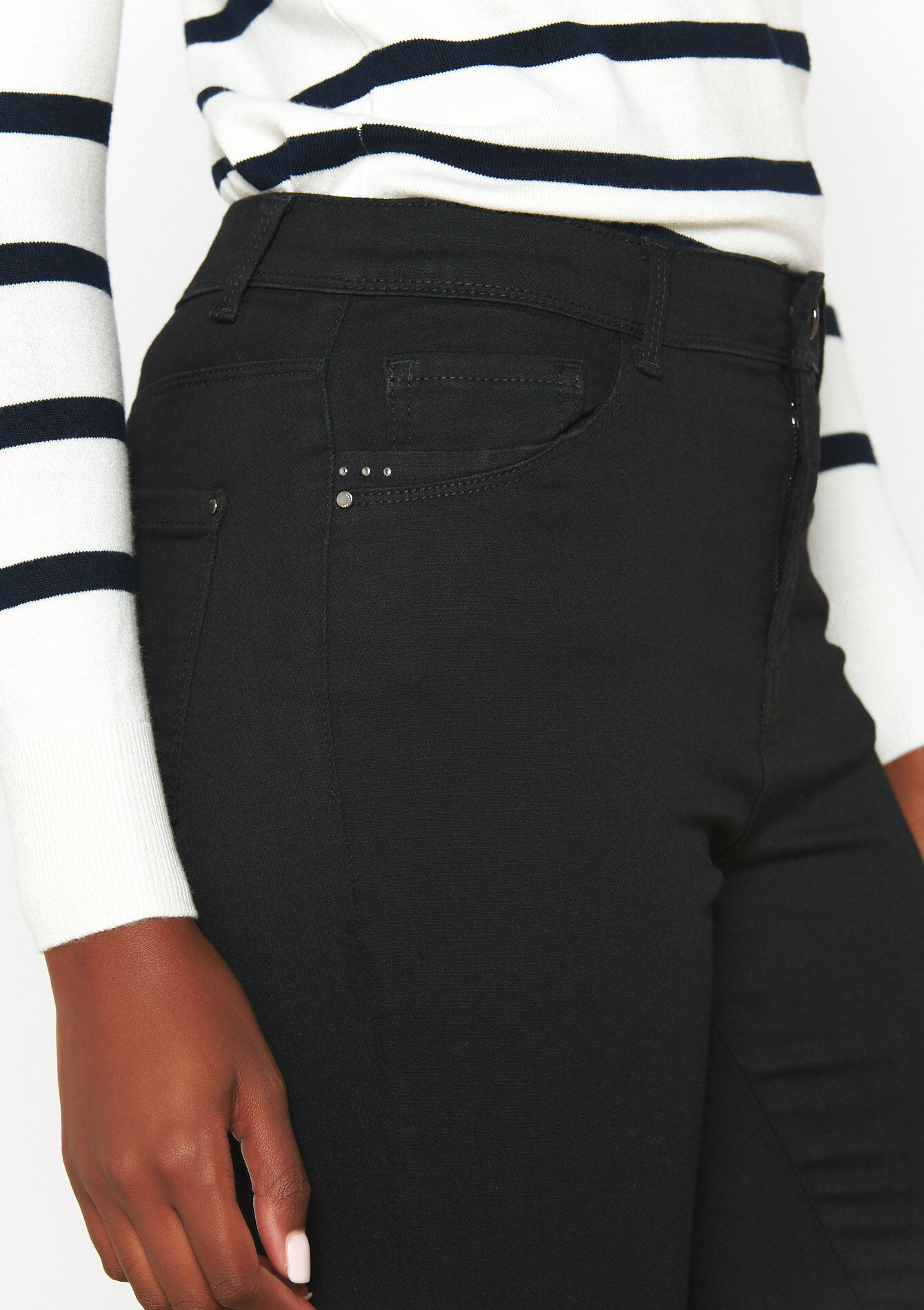 Multiple size slimfit trousers, Multiple size slimfit trousers - BLACK - 06004519_1119