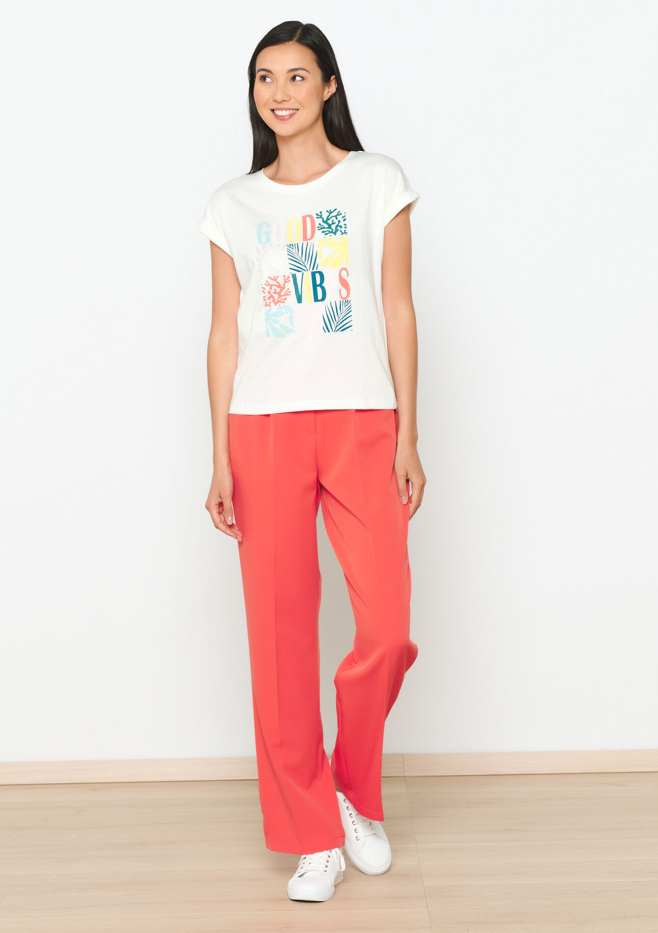 T-shirt met artwork - WHITE POWDER - 02301487_2514