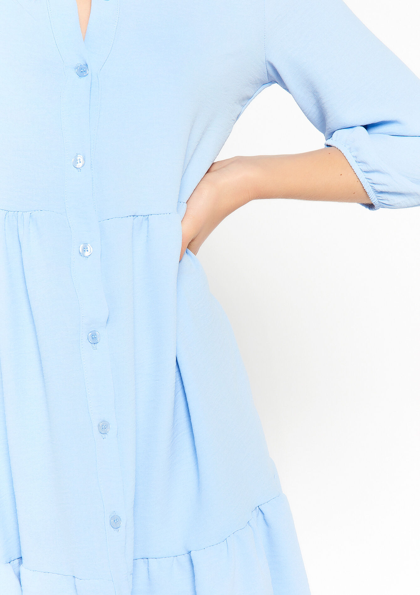 Babydoll dress - PASTEL BLUE - 08103164_751