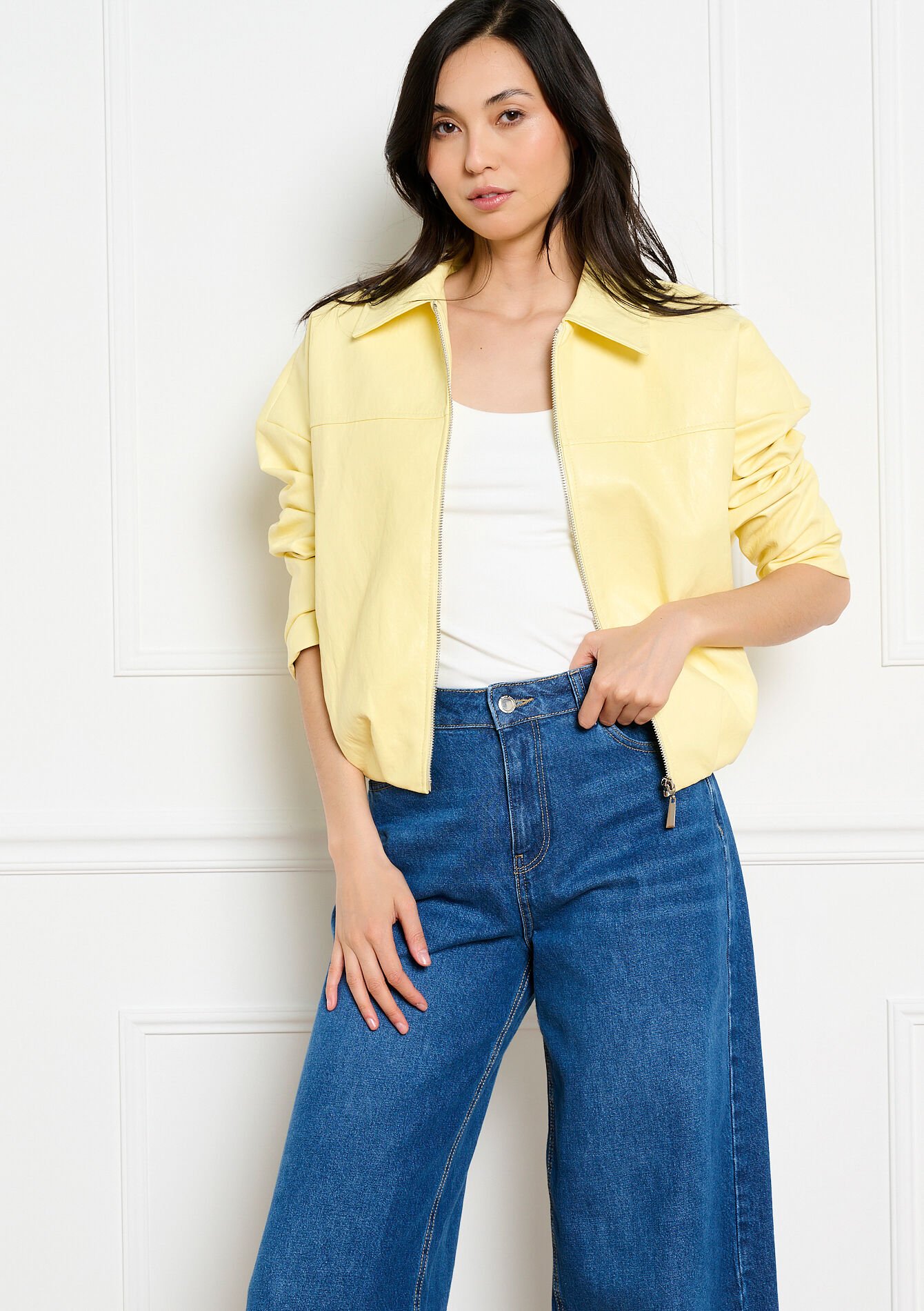 Veste zippée contemporaine, Veste zippée contemporaine, , hi-res