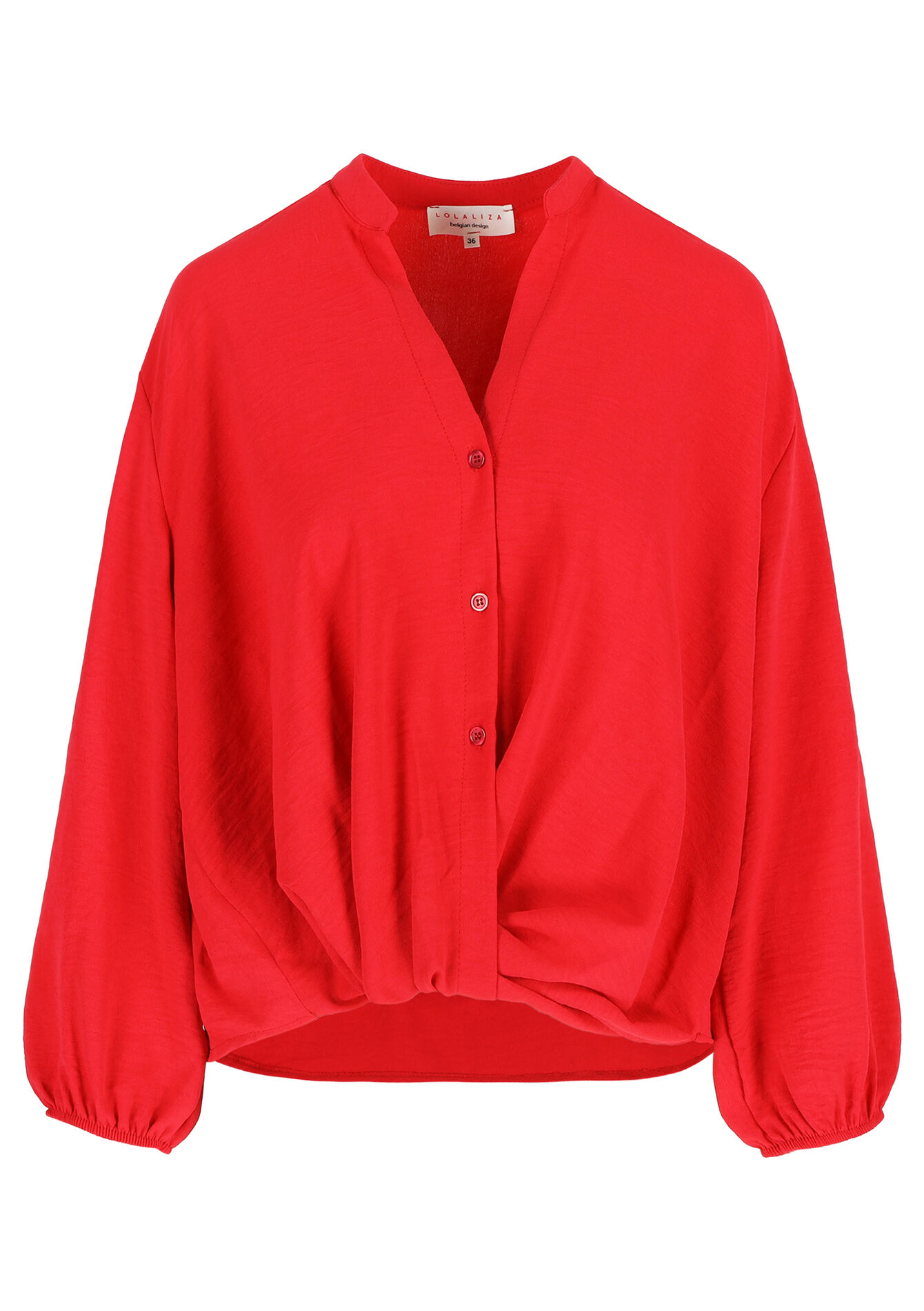 Chemise à col tunisien, Chemise à col tunisien - RED LOLLIPOP - 05702643_5301