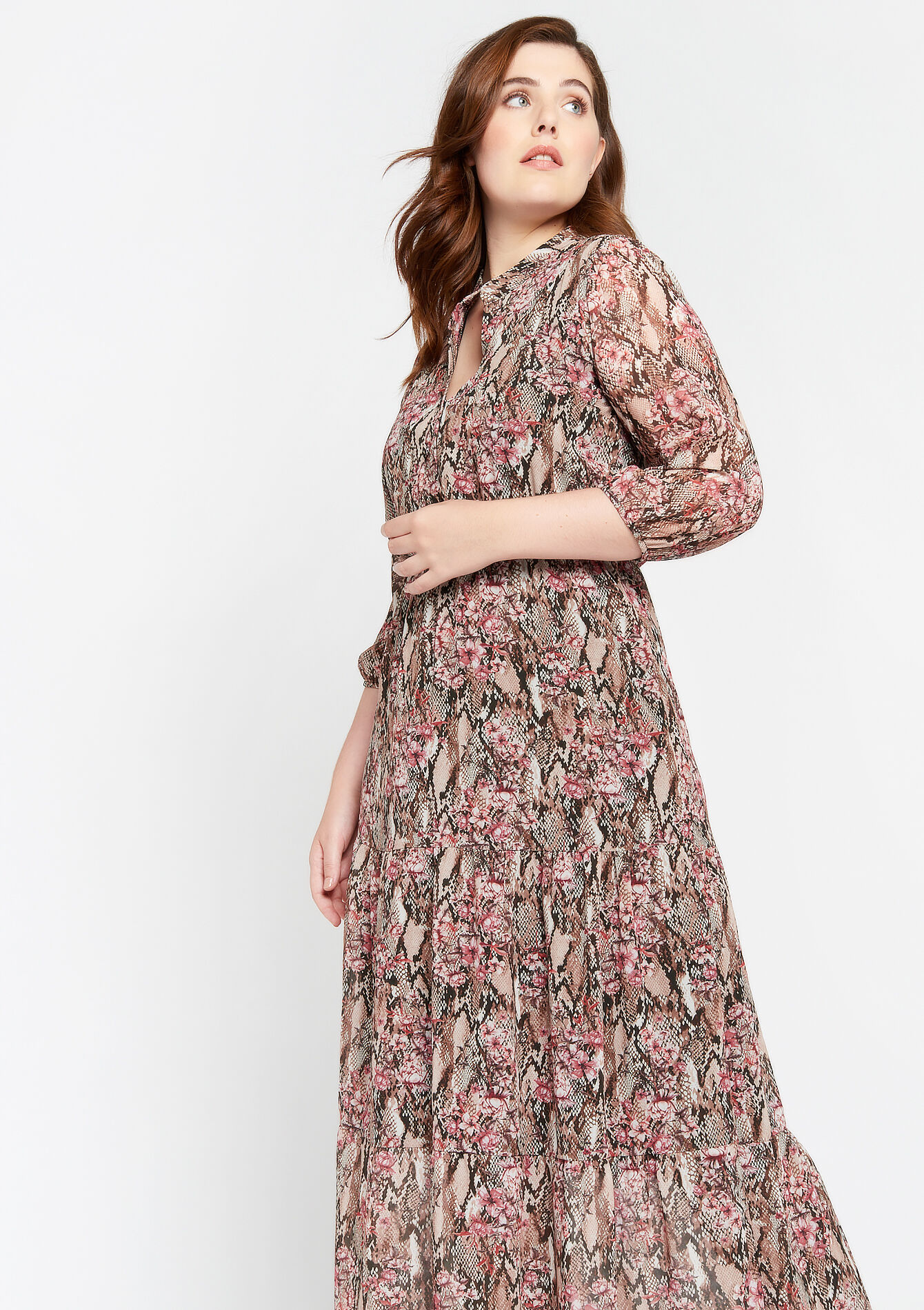 robe maxi imprimé