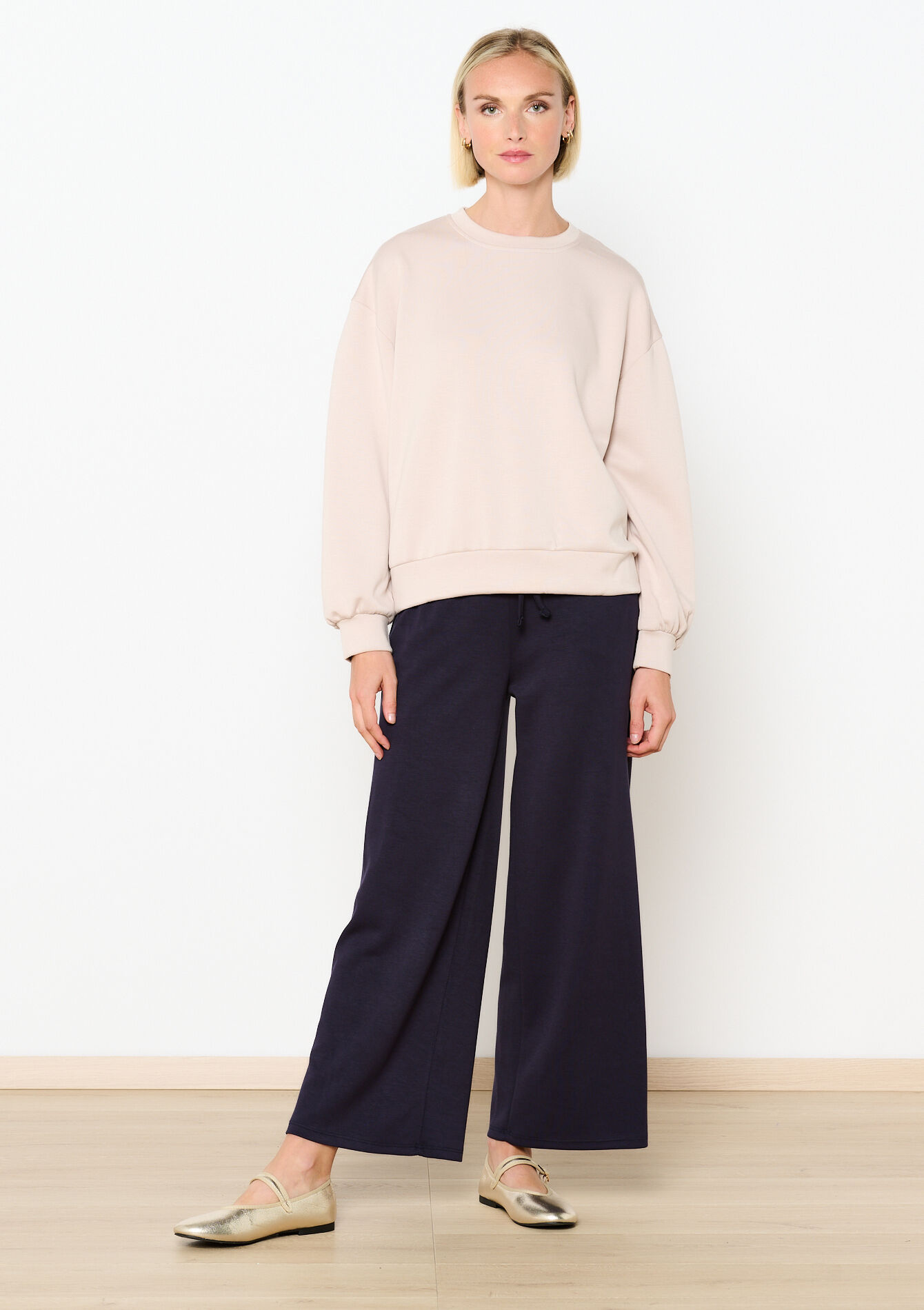 Pull avec manches ballon, Pull avec manches ballon - LIGHT TAUPE - 03001742_1020