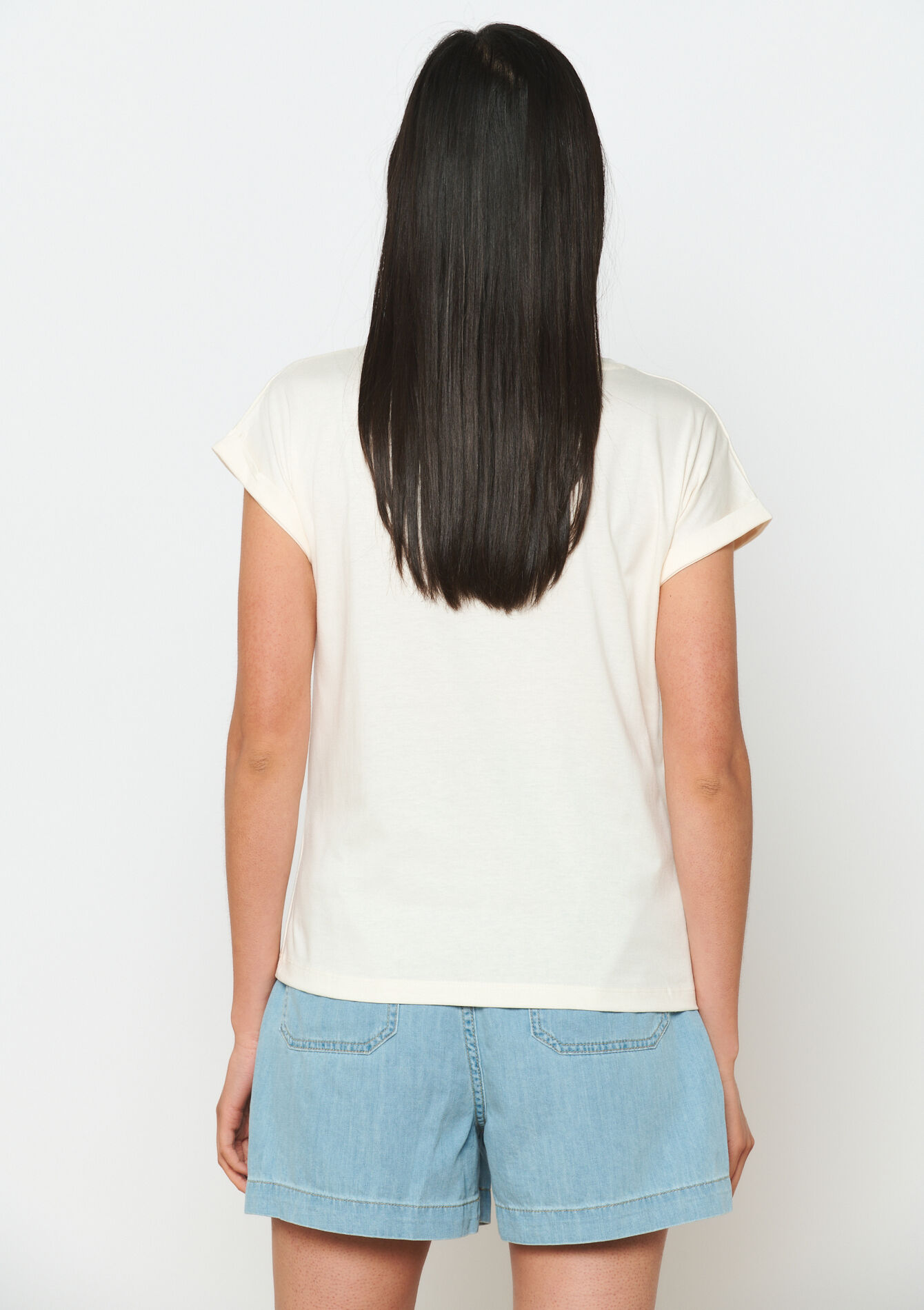 T-shirt met artwork, T-shirt met artwork - ECRU PEACH - 02301487_2564