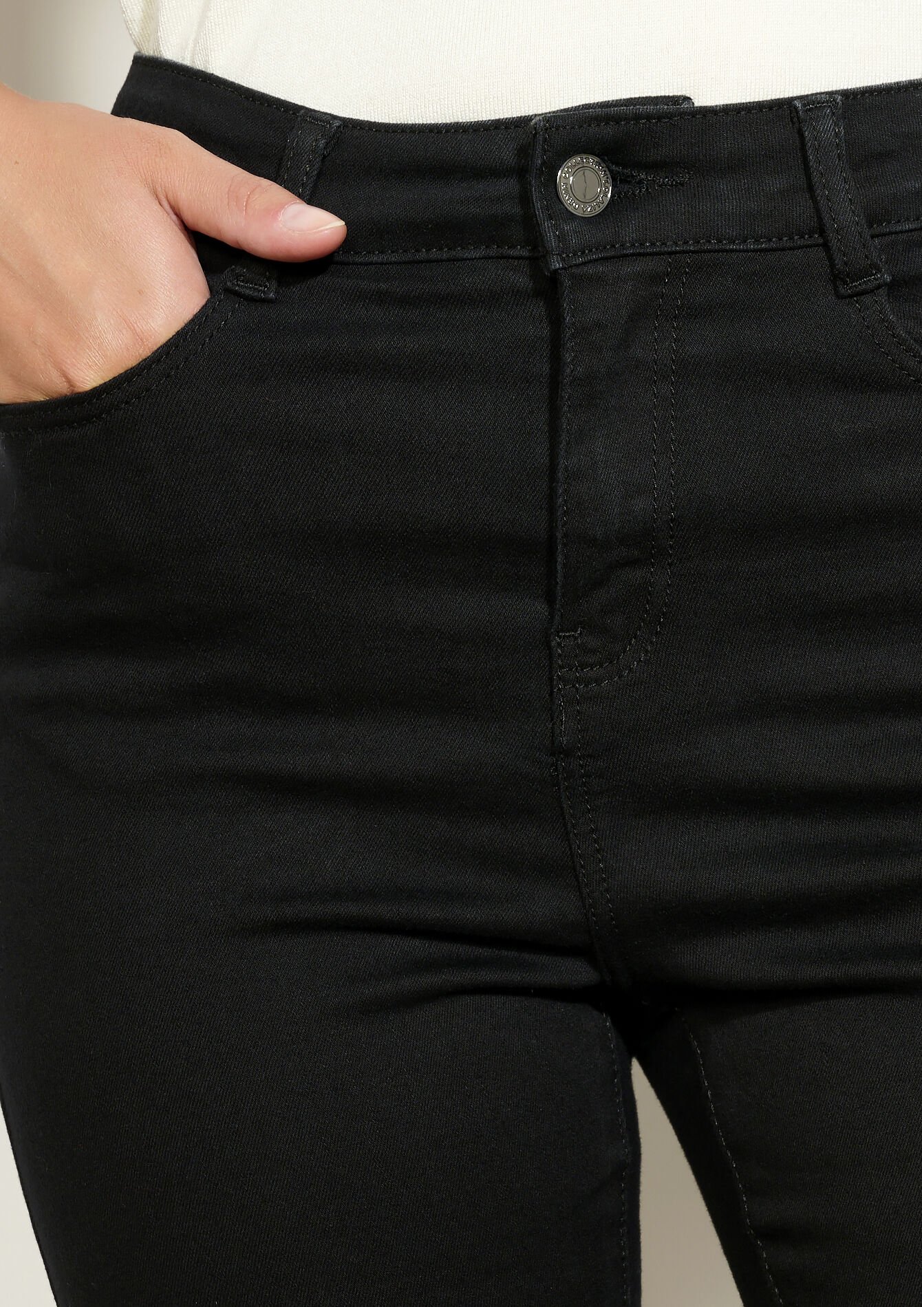 High-rise skinny jeans, High-rise skinny jeans - BLACK - 22000596_1119