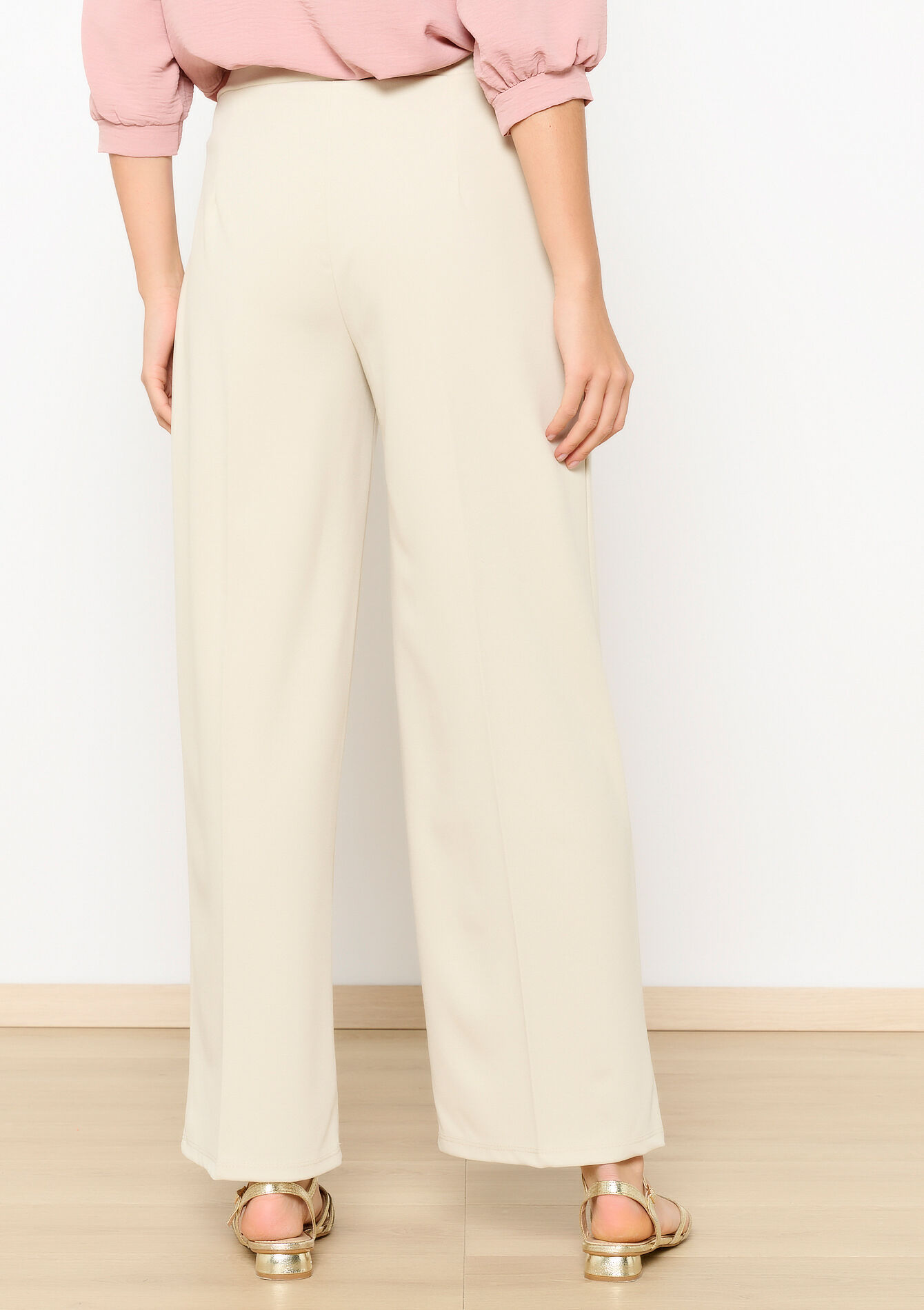 Losse broek, Losse broek - LT BEIGE - 06600823_2527