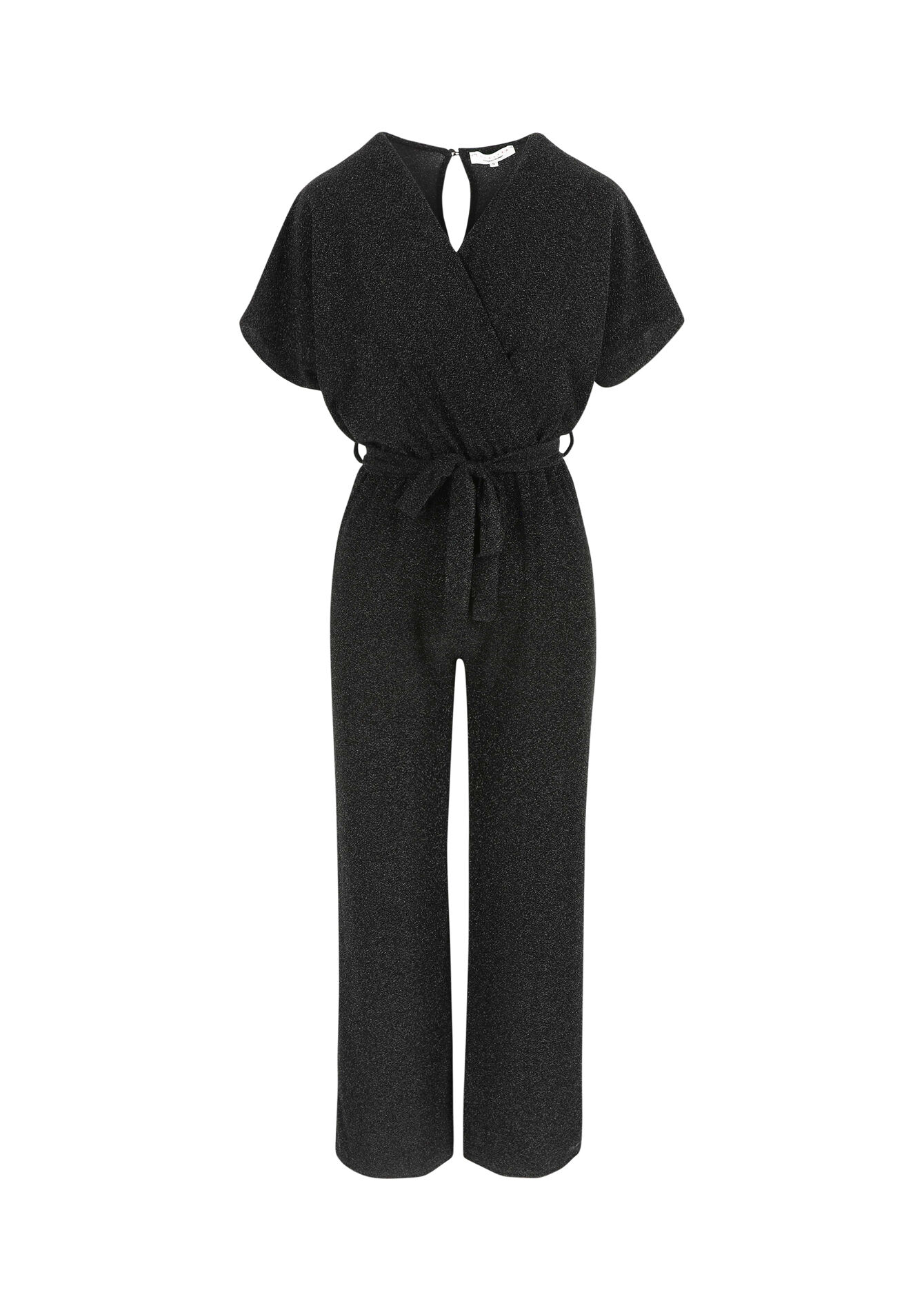 Lurex jumpsuit - BLACK - 06004480_1119