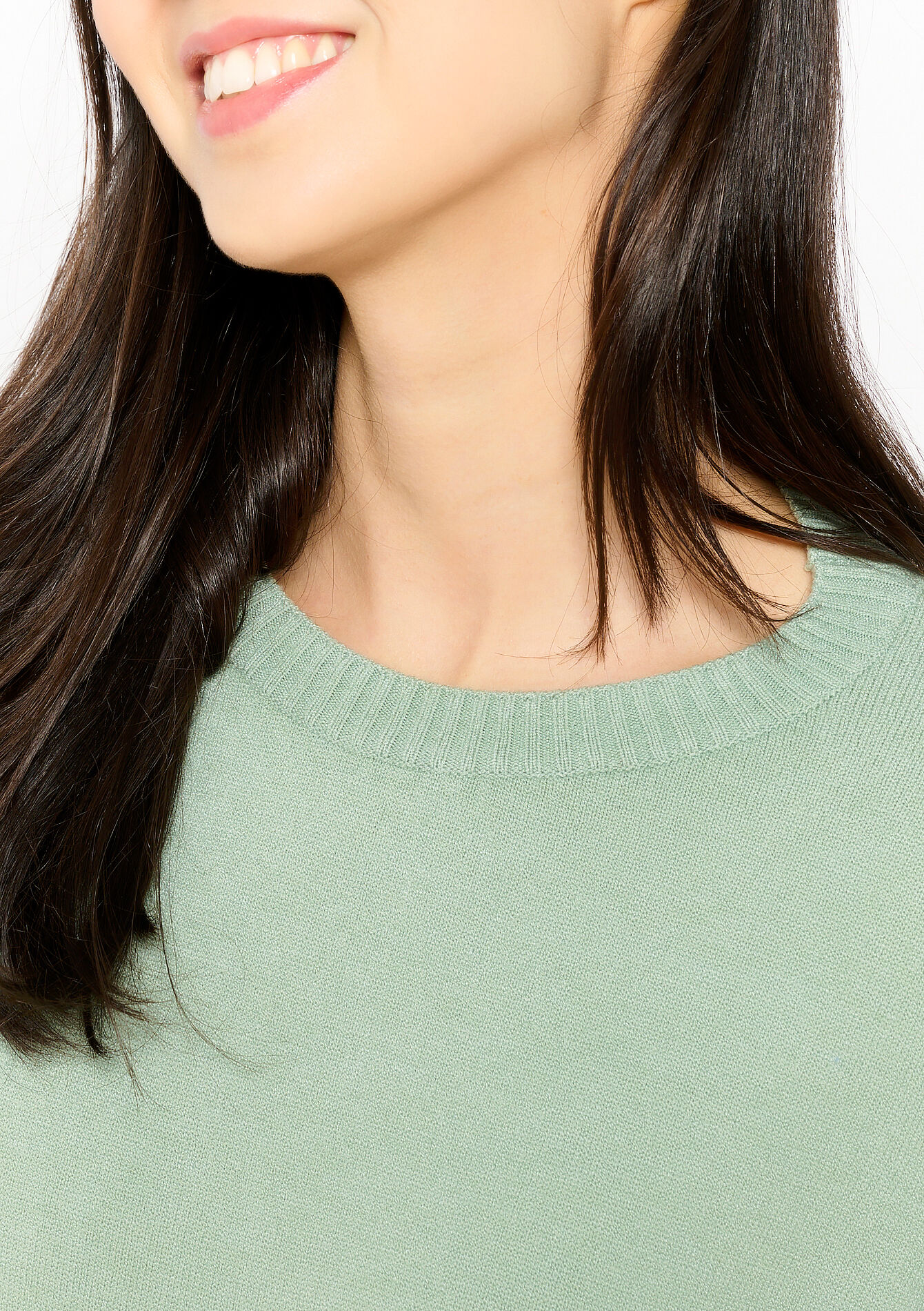 Gebreide maxi-jurk, Gebreide maxi-jurk - KHAKI MINT - 08602296_2542