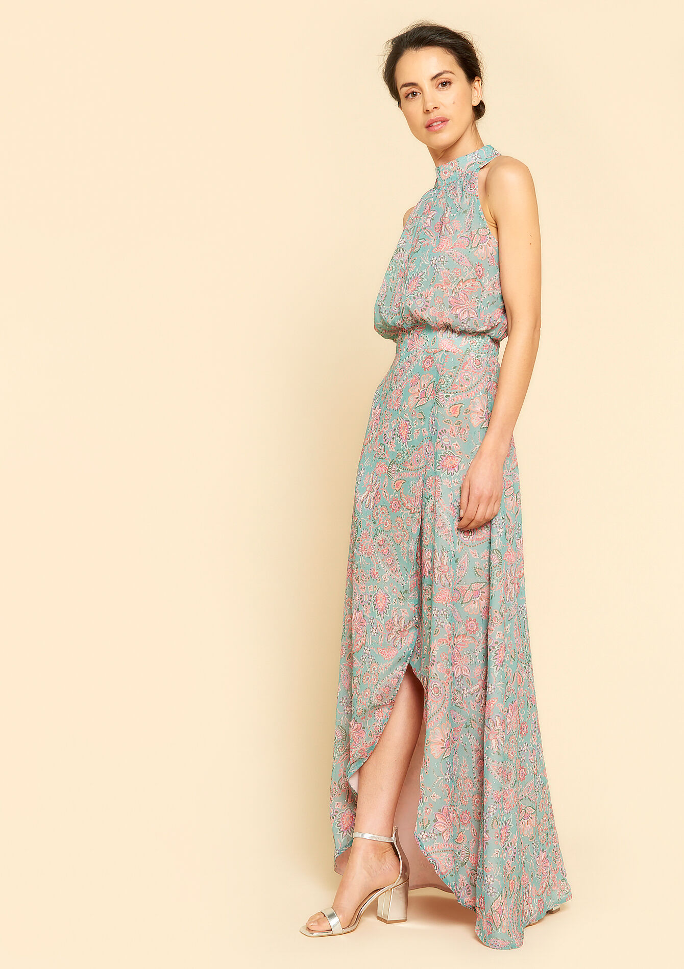 Robe pour demoiselle d'honneur, Robe pour demoiselle d'honneur - BLUE PASTEL - 08601921_3003