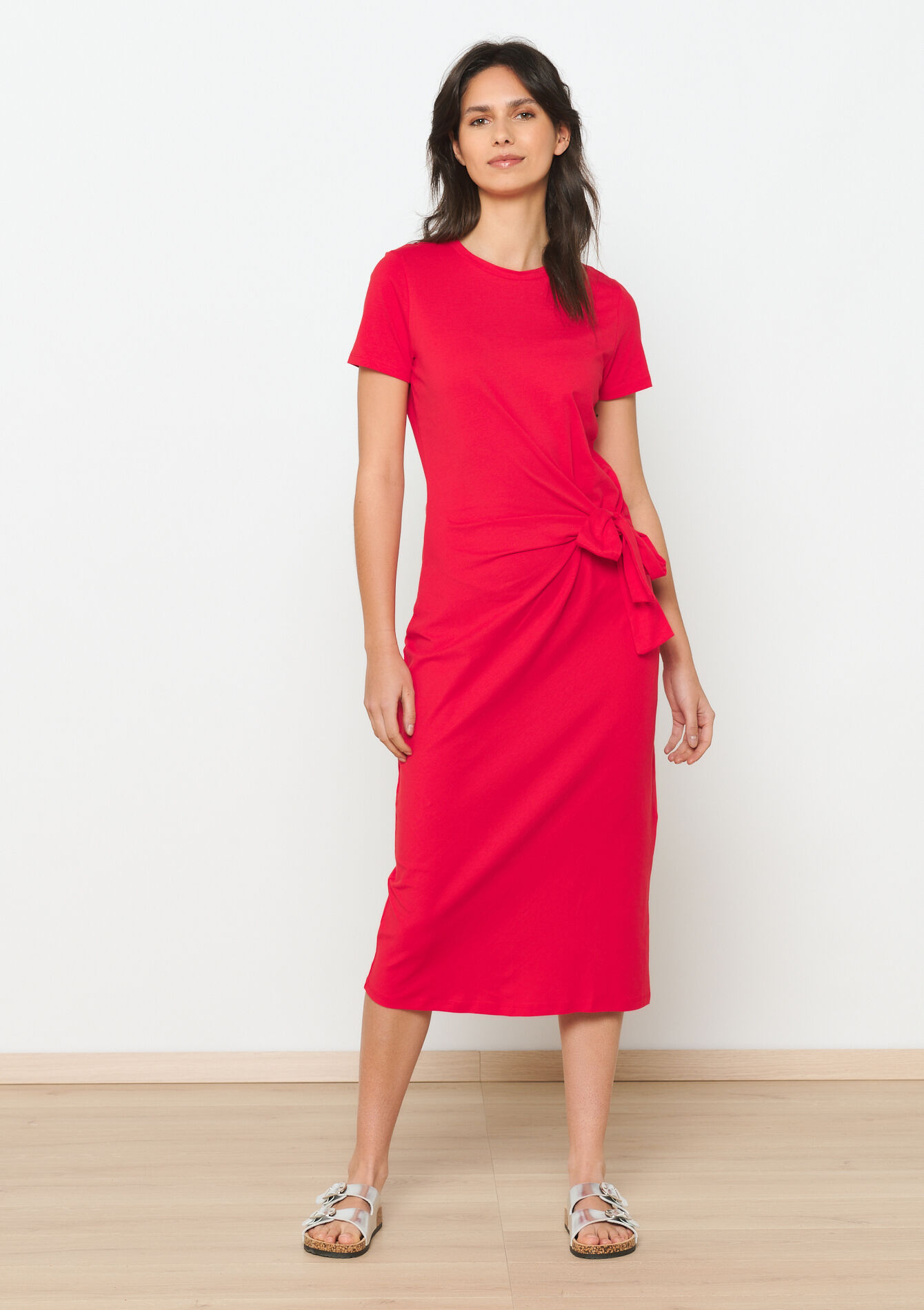 Jersey jurk, Jersey jurk - RED LIPSTICK - 08103482_5310