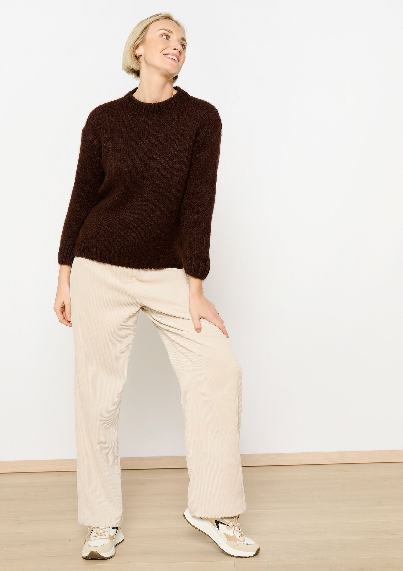 Mohair trui, Mohair trui - CHOCOLATE - 04006785_3715