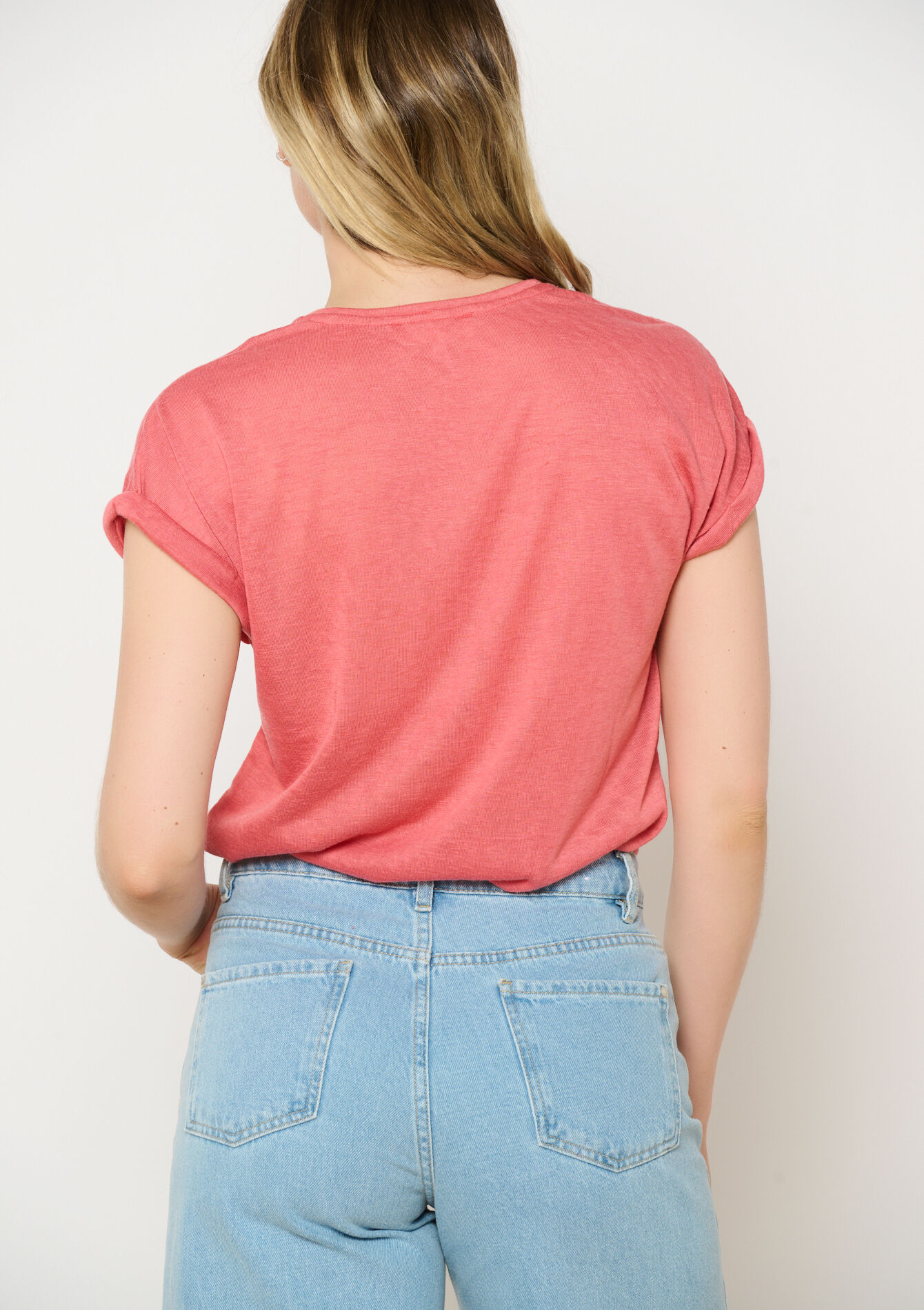 Tropical print t-shirt, Tropical print t-shirt - COSMETIC PINK - 02301690_5733