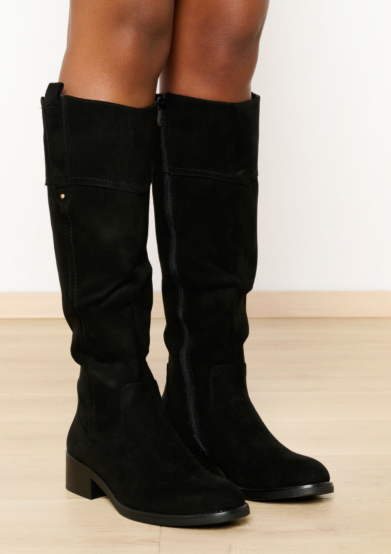 Suede laarzen - BLACK - 13100285_1119