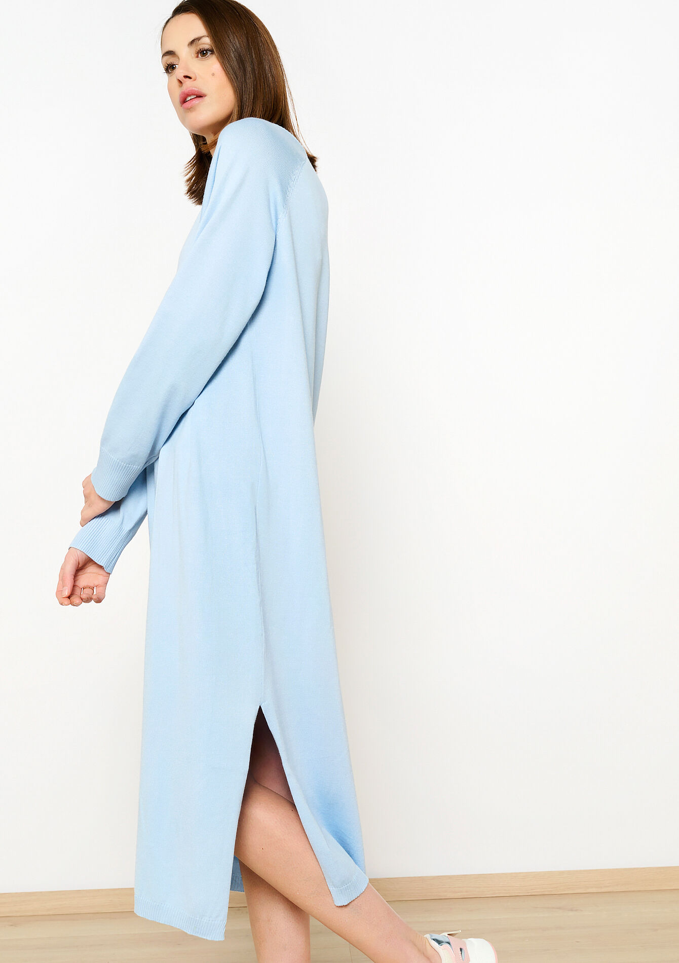 Robe pullover basique, Robe pullover basique - BLUE PASTEL - 08602298_3003