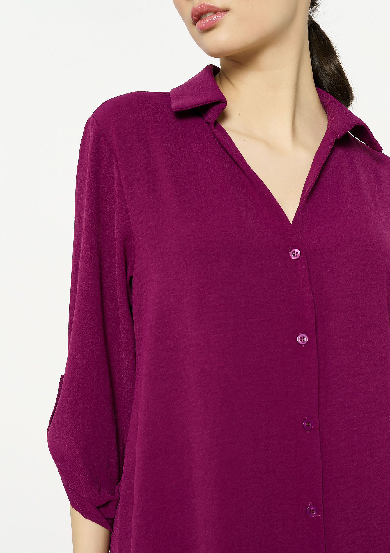 Midi shirt dress, Midi shirt dress - VIOLINE - 08103963_16