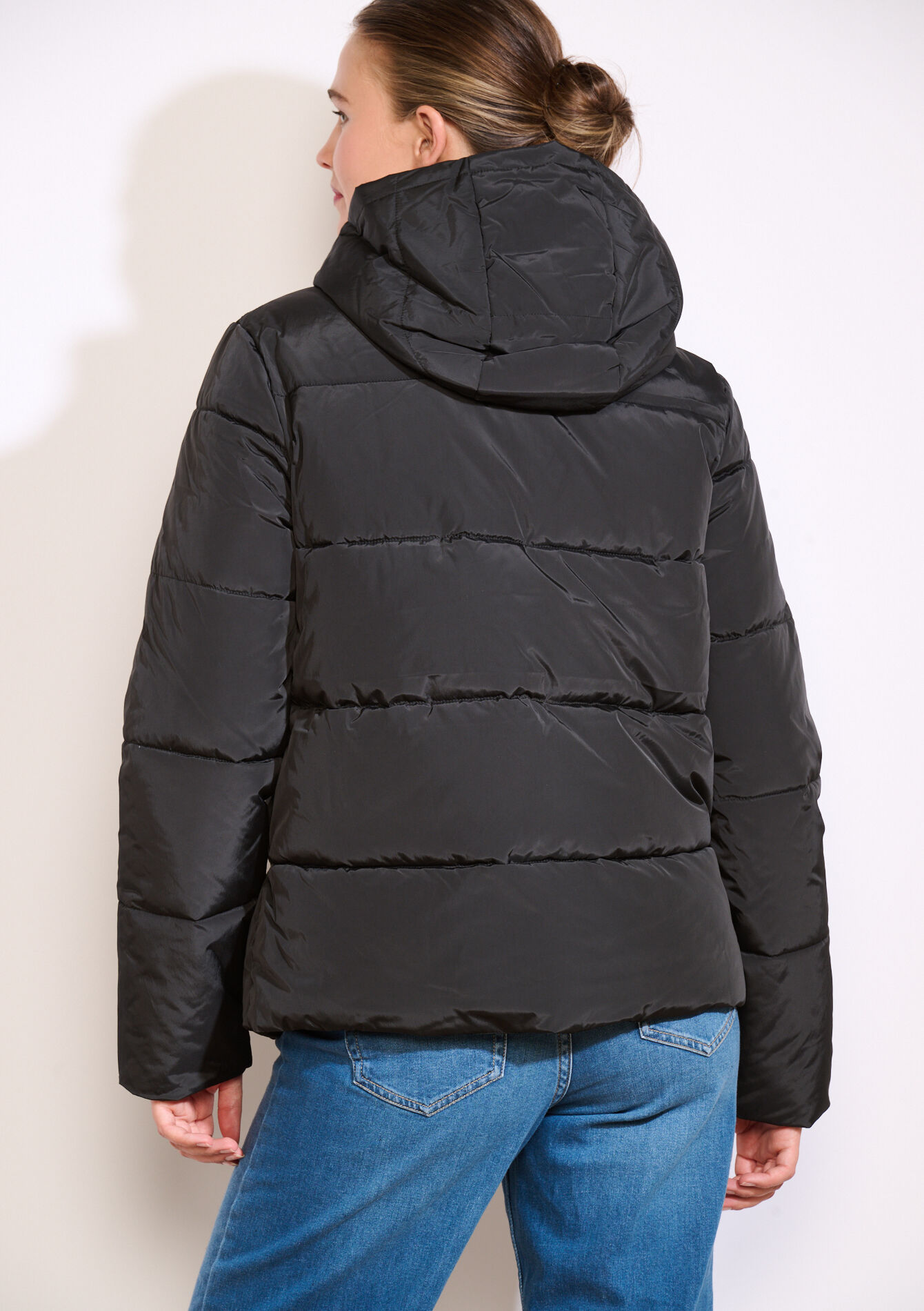 Doudoune courte matelassée - BLACK - 23000736_1119