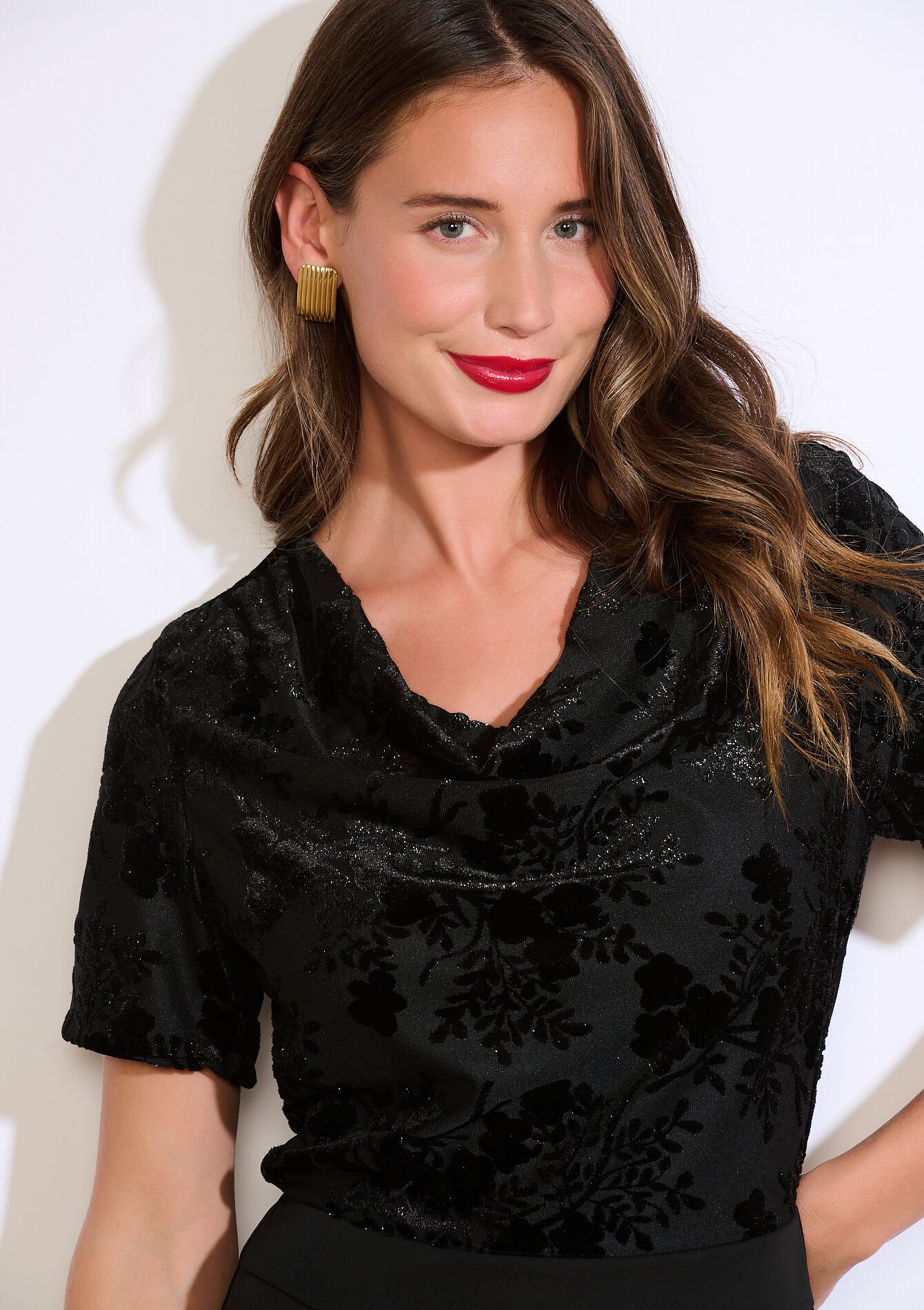 Combinaison bi-matière velours, Combinaison bi-matière velours - BLACK - 06004692_1119