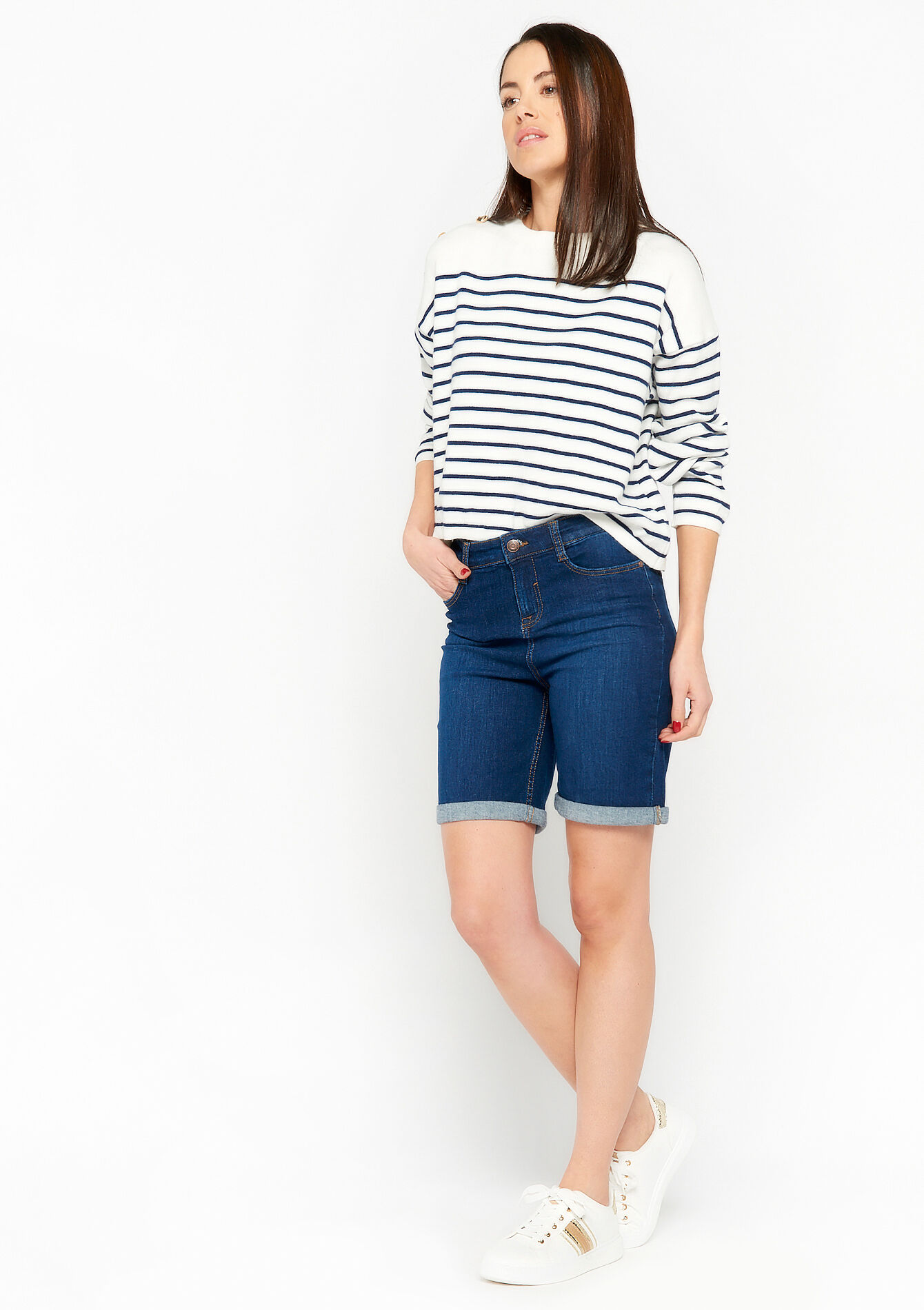 Lange short, Lange short - DARK BLUE - 22000410_0501