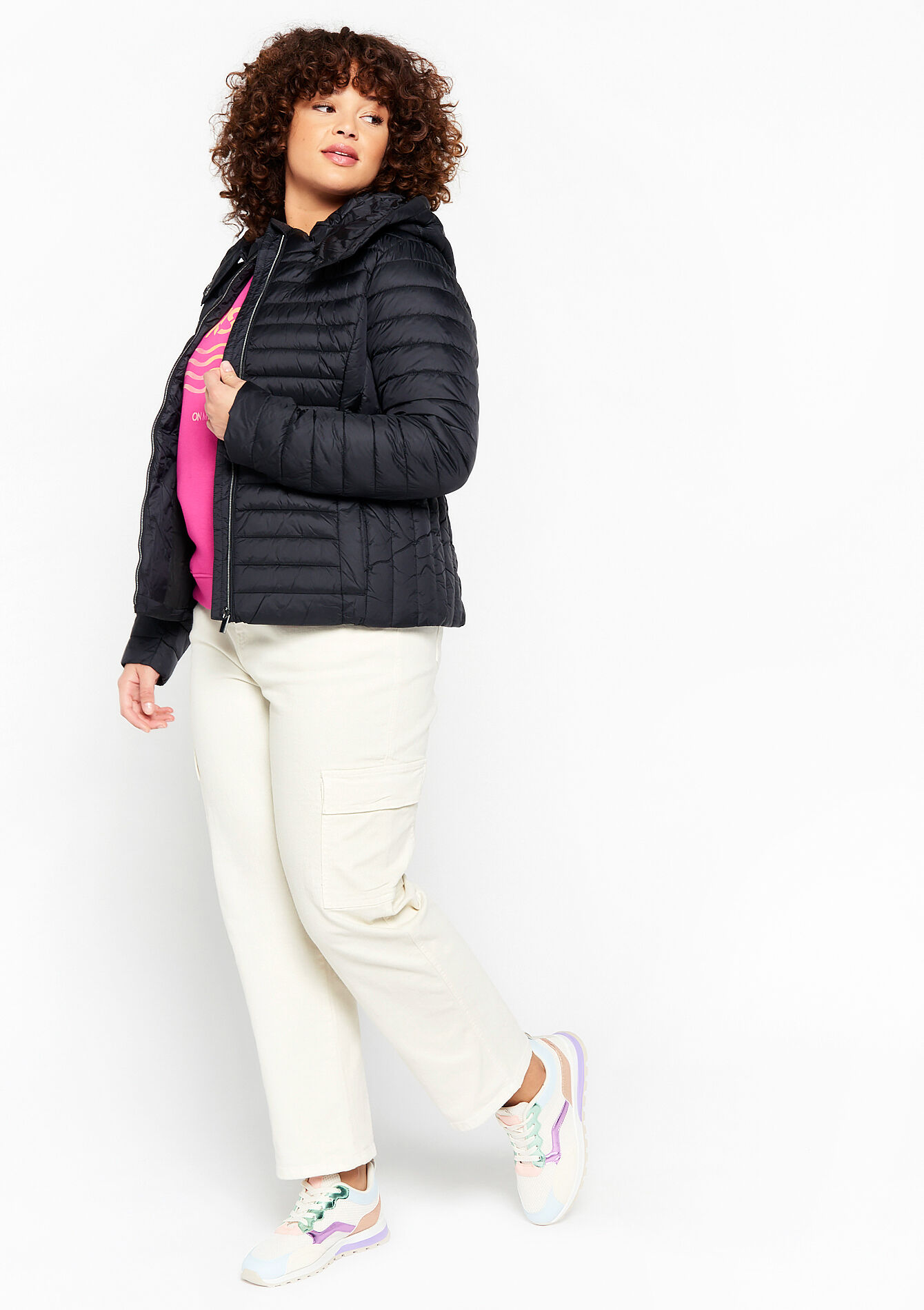 Gewatteerde jas, Gewatteerde jas - BLACK - 23000486_1119