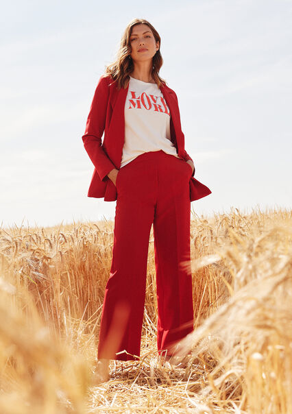 Suiting trousers - RED LOLLIPOP - 06100451_5301