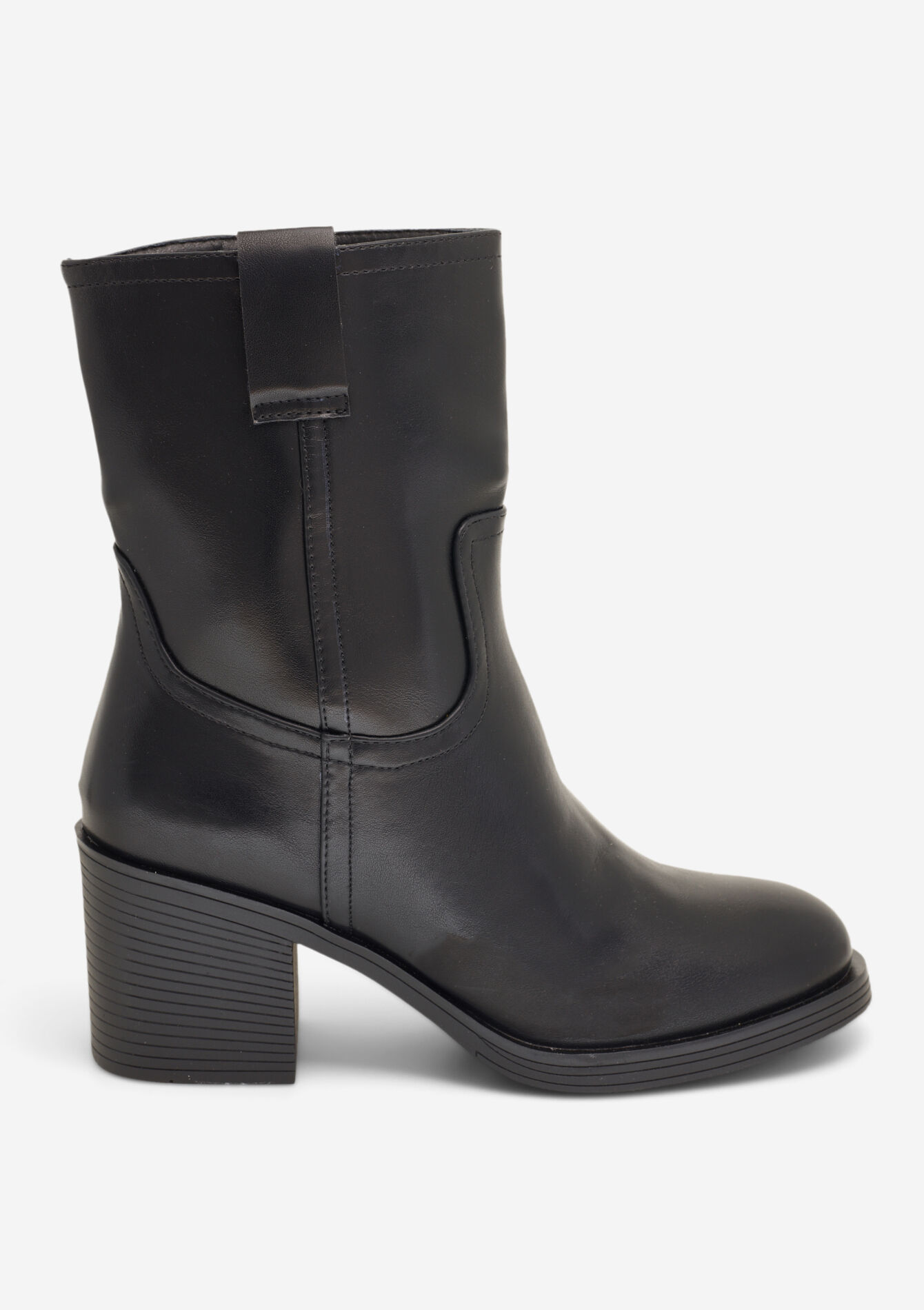 Enkellaarzen met blokhak, Enkellaarzen met blokhak - BLACK - 13100314_1119