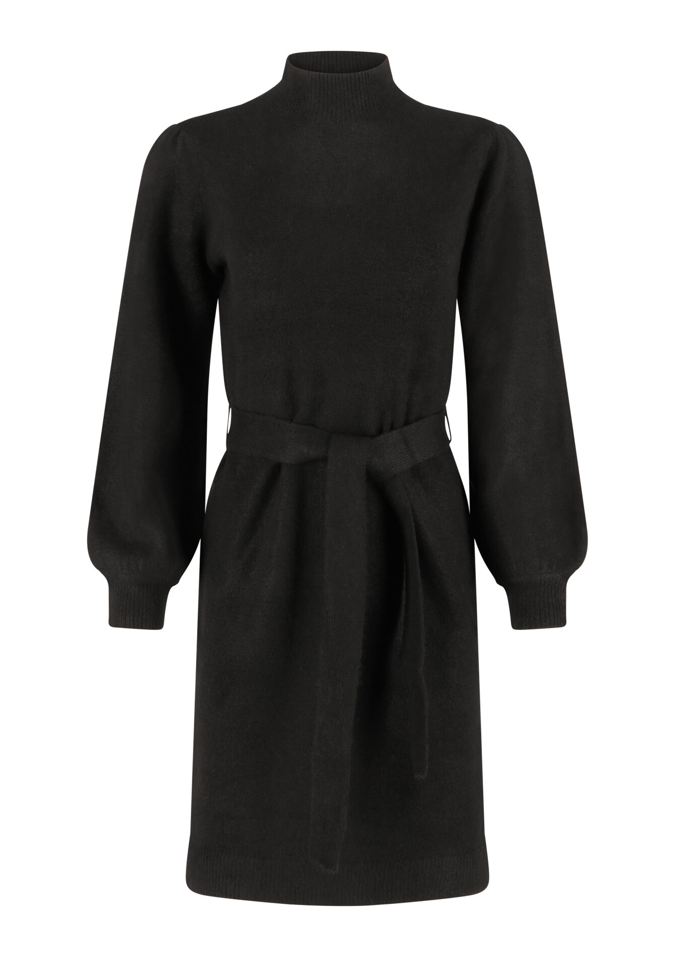 Trui-jurk met col - BLACK - 08601933_1119