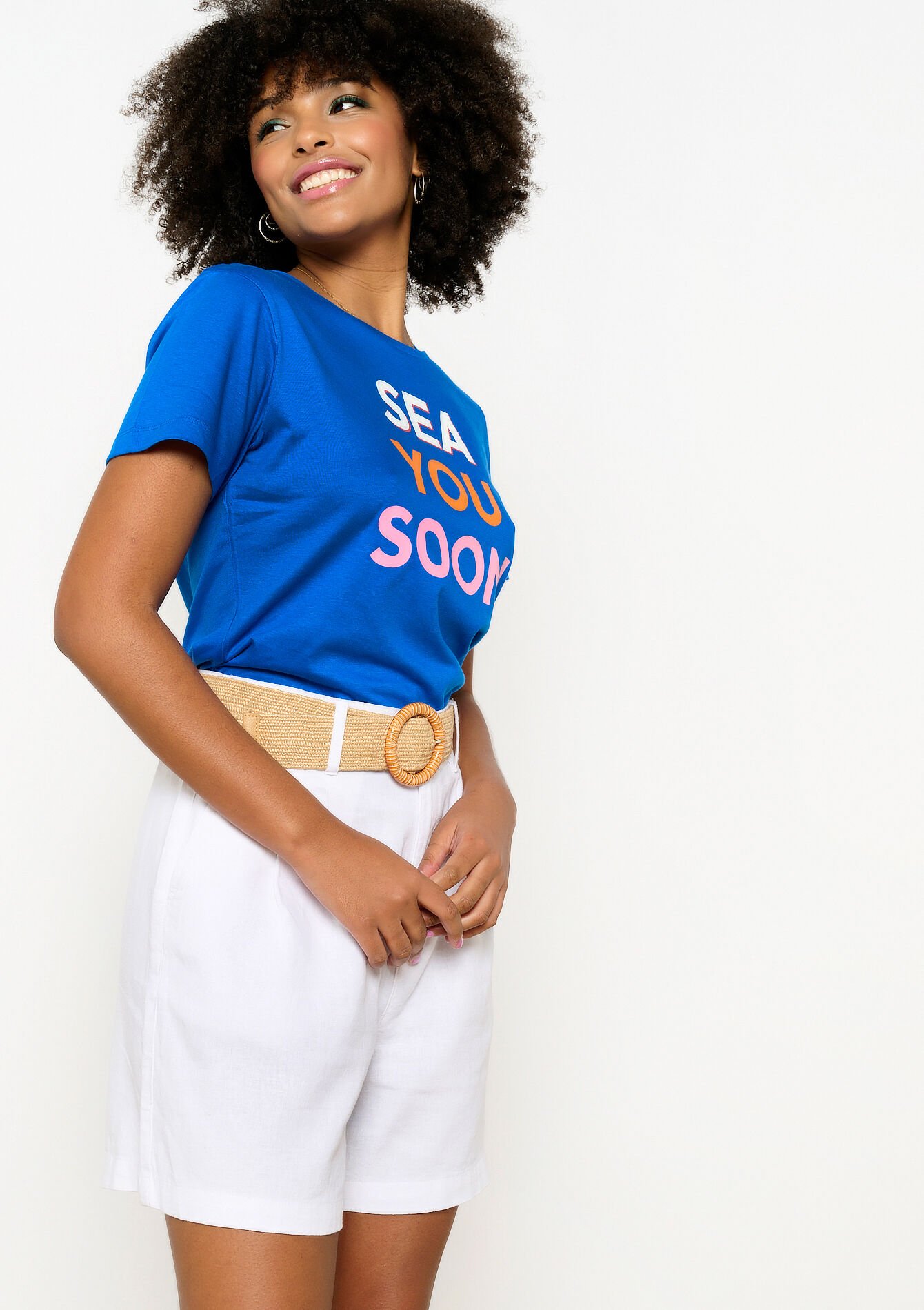 T-shirt met artwork, T-shirt met artwork - BLUE FAIENCE - 02301522_1584