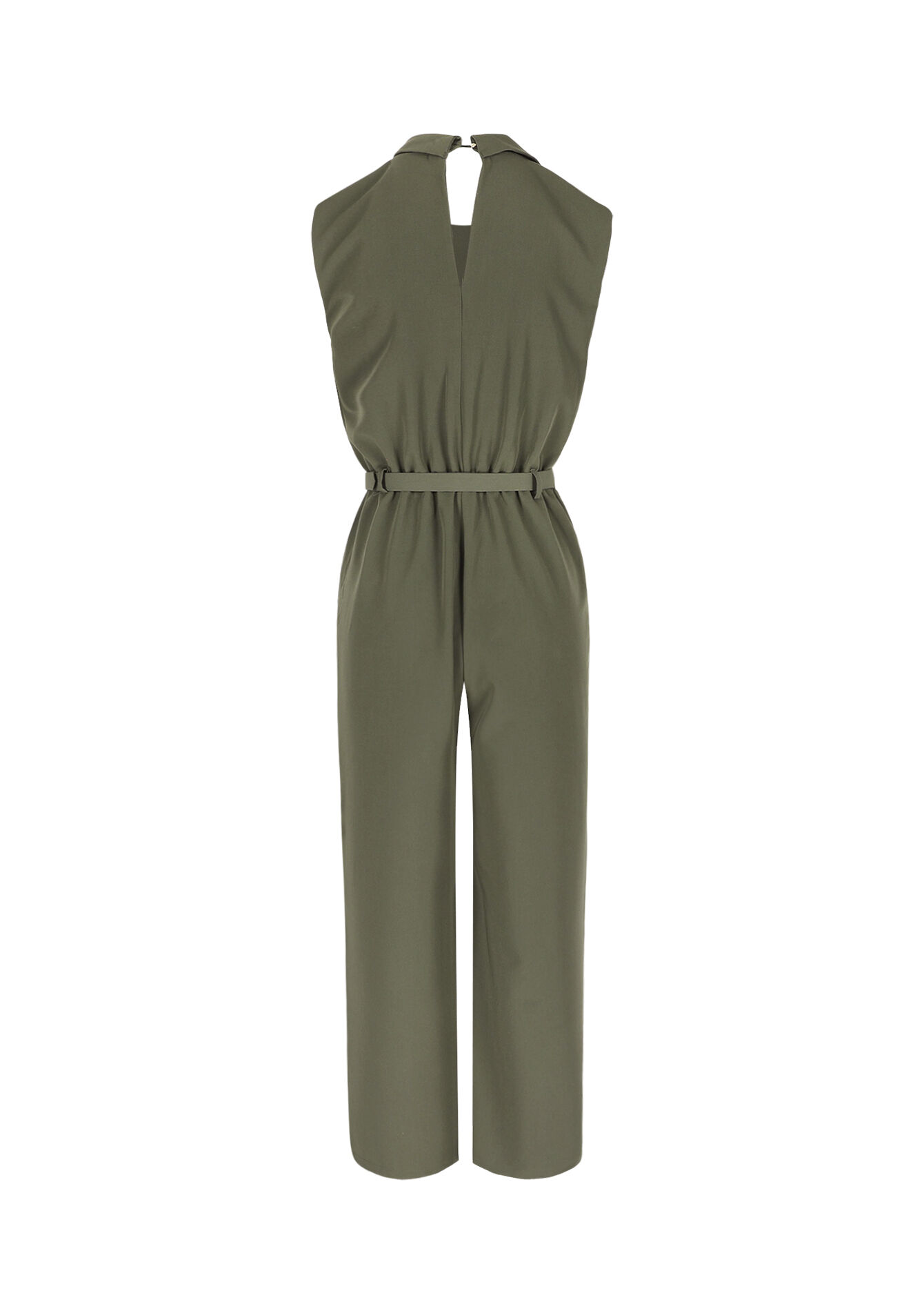 Combinaison fluide ceinturée - KHAKI MED - 06004710_4327