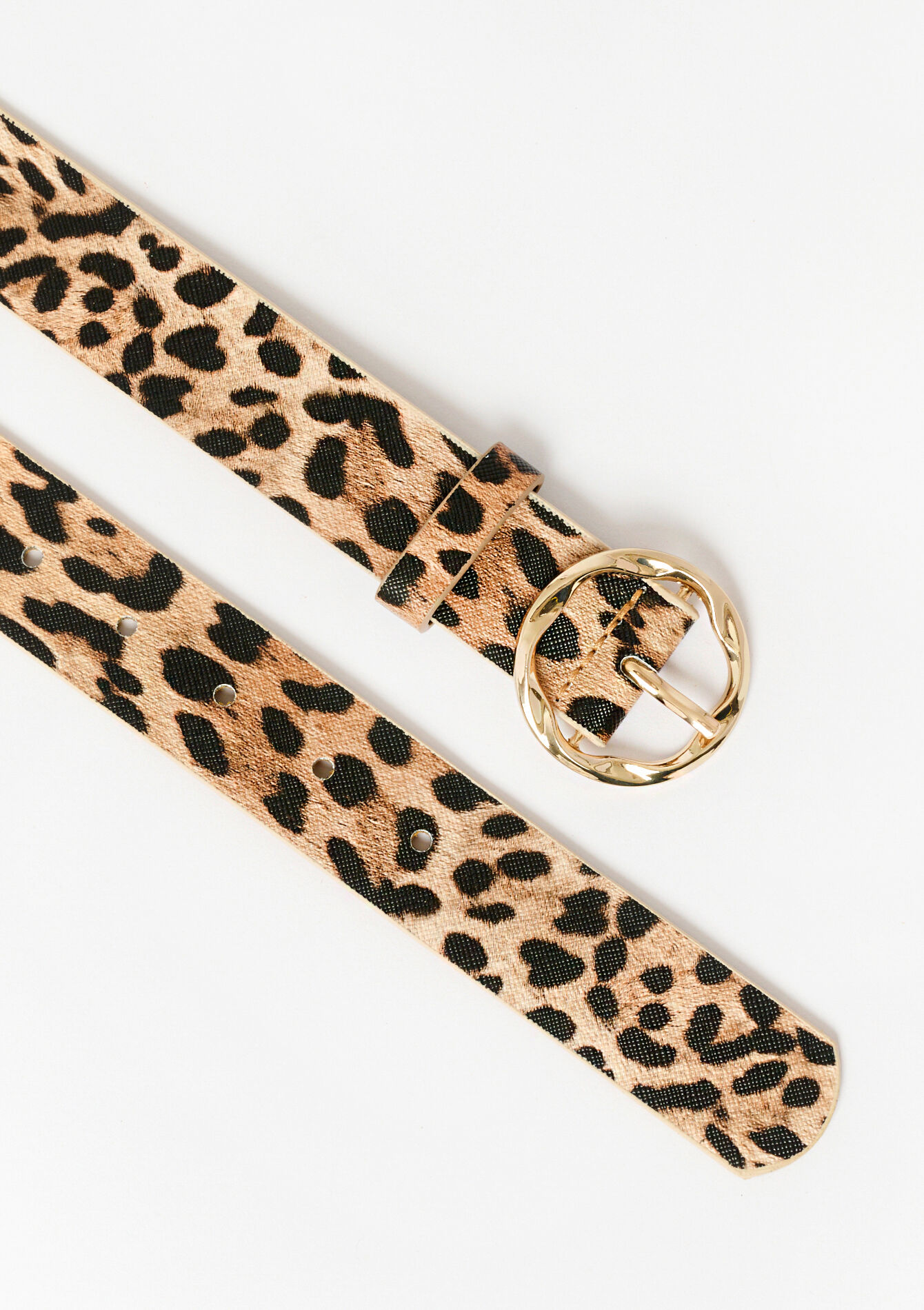 Riem met luipaardprint, Riem met luipaardprint - CAMEL ALMOND - 14001859_3807