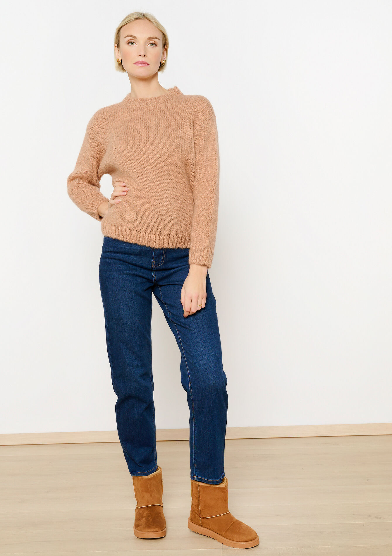 Mohair trui, Mohair trui - LT BEIGE - 04006785_2527