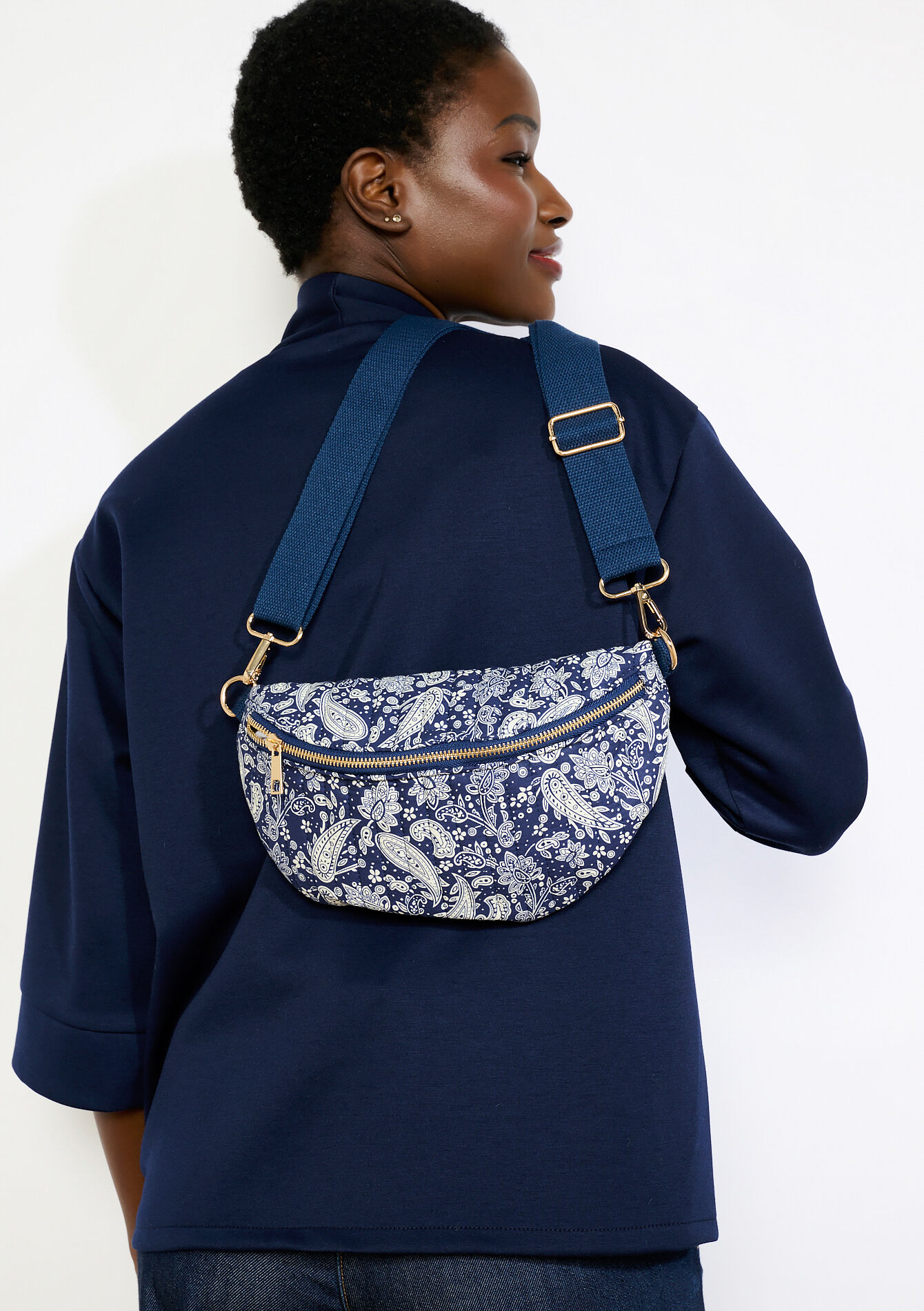 Heuptas met bandanaprint - BLUE DENIM - 14001983_1638