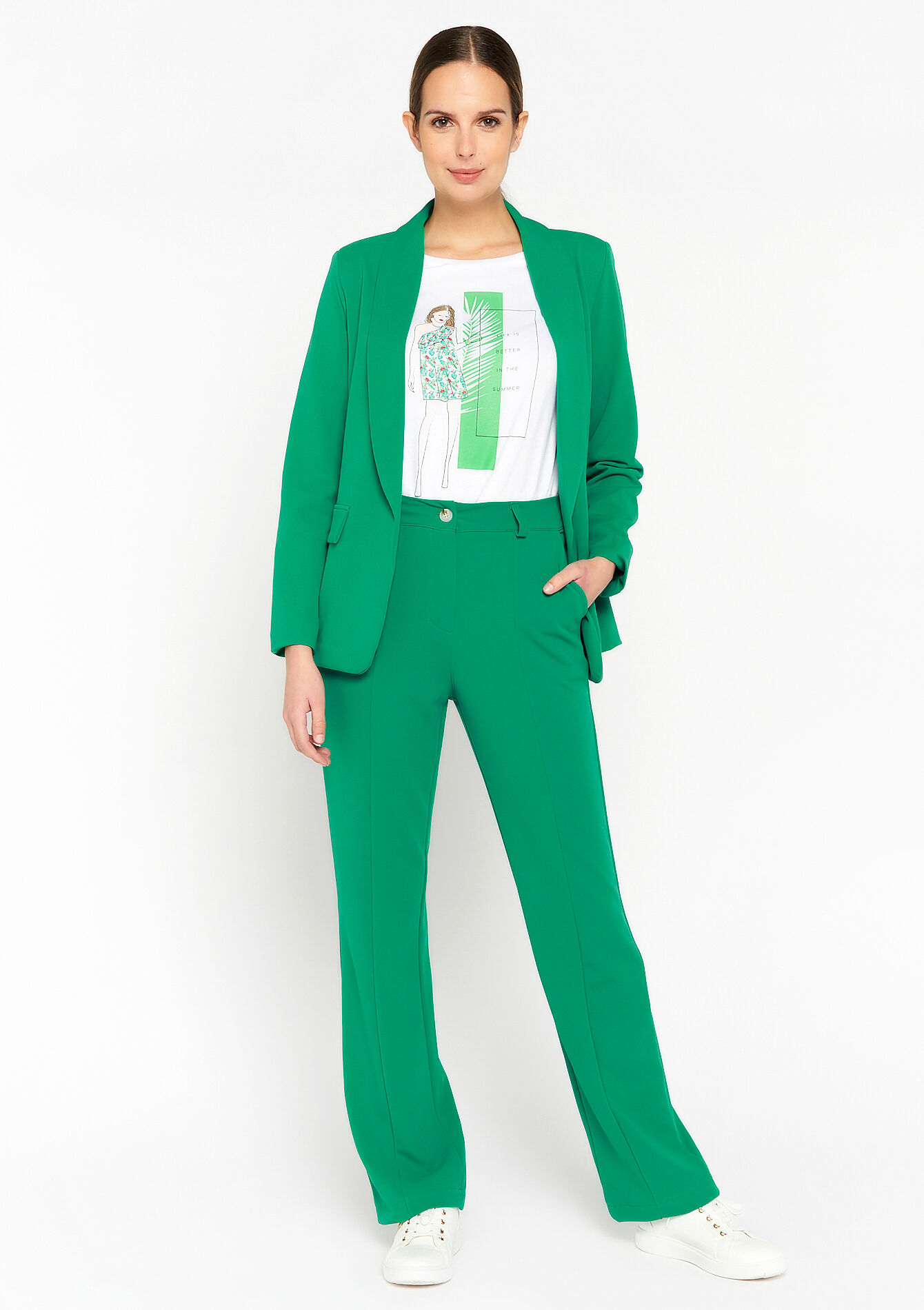 Suiting blazer, Suiting blazer - GREEN APPLE - 09100751_1783