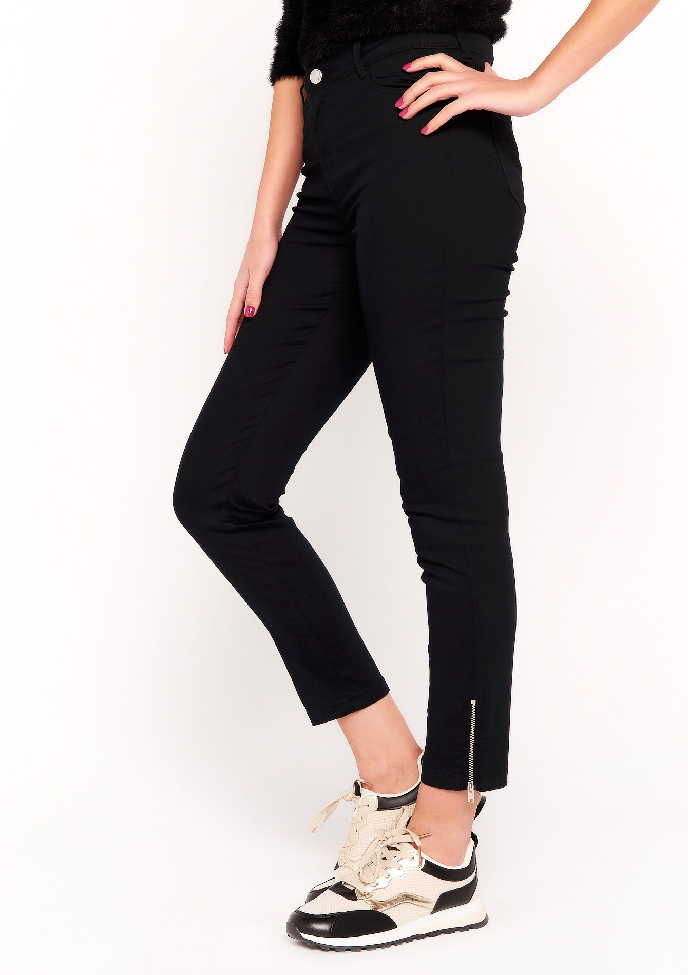 Slim fit broek, Slim fit broek - BLACK - 06004299_1119