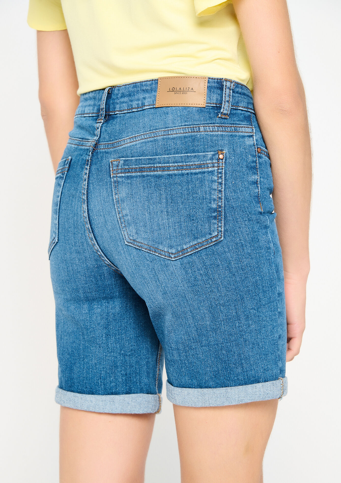 Short en jean long - MEDIUM BLUE - 22000339_0500
