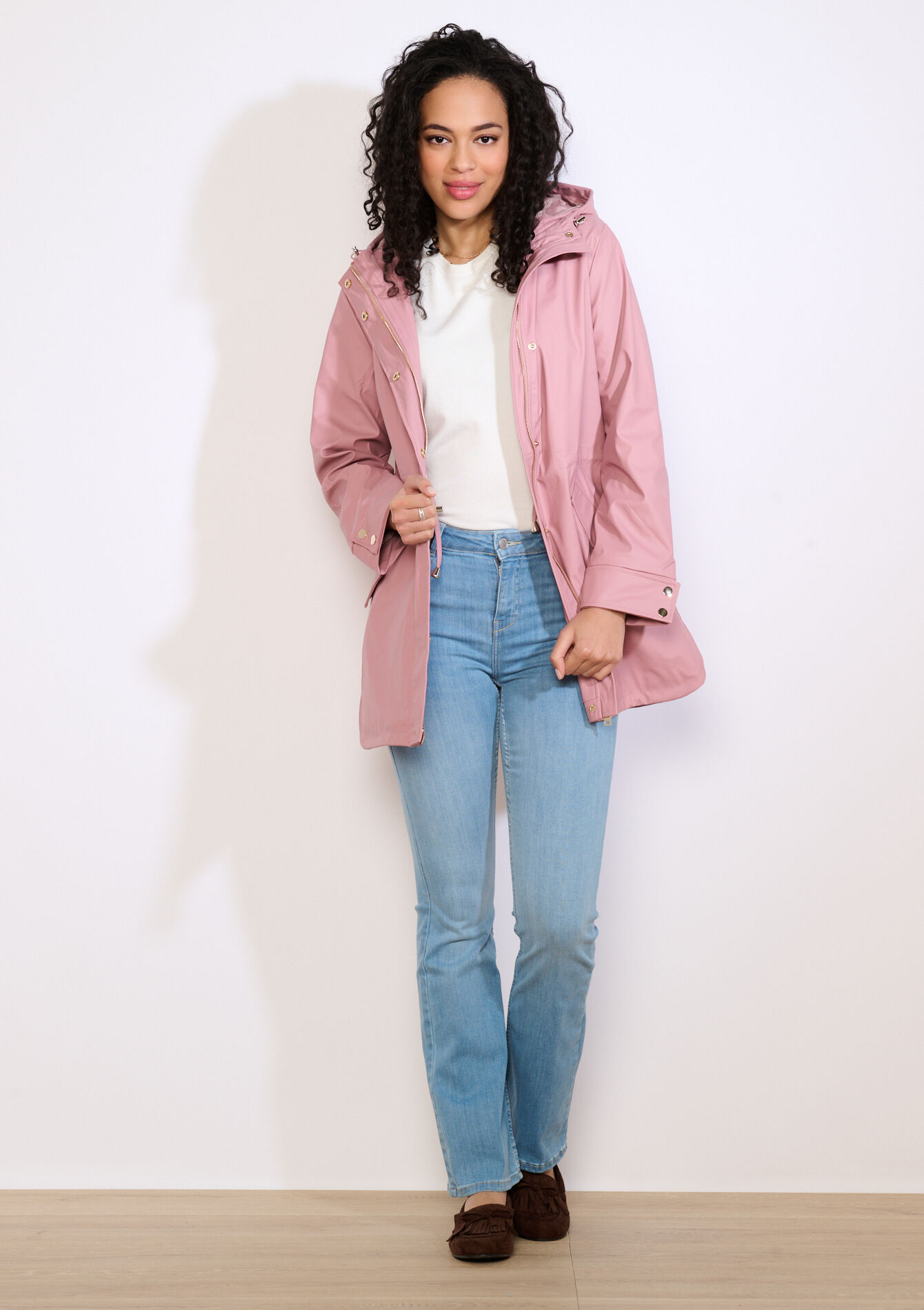 Parka légère à capuche - PINK BUBBLEGUM - 23000793_1477