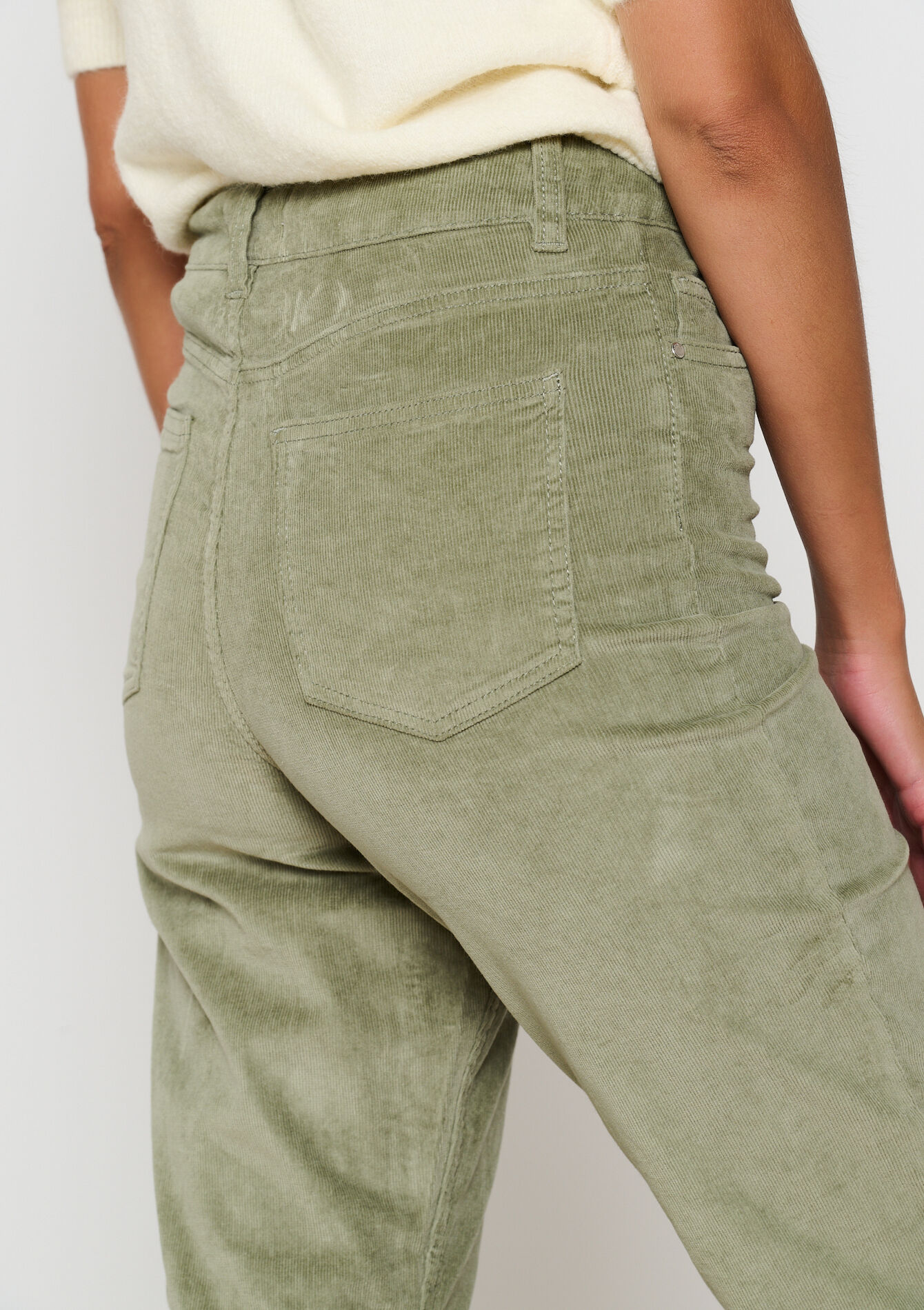 Corduroy trousers, Corduroy trousers - KHAKI FADED - 06004509_4326