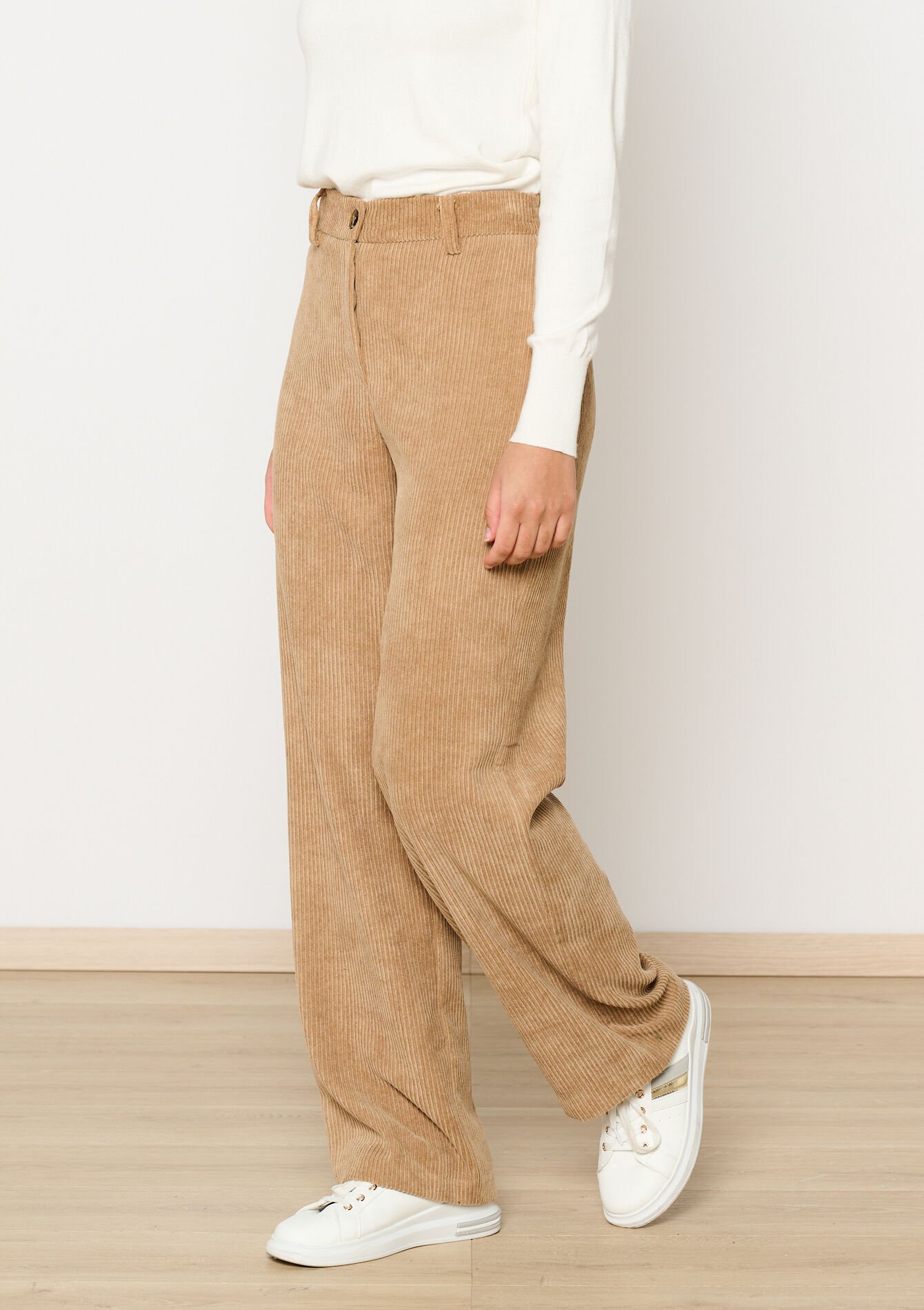 Corduroy broek, Corduroy broek - CAMEL CINNAMON - 06100650_3835