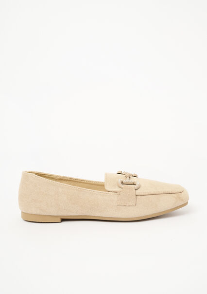 Suede loafers - LT BEIGE - 13000741_2527