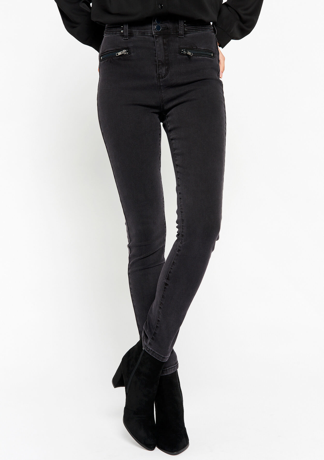 Skinny jeans, Skinny jeans - DARK GREY - 22000467_0513
