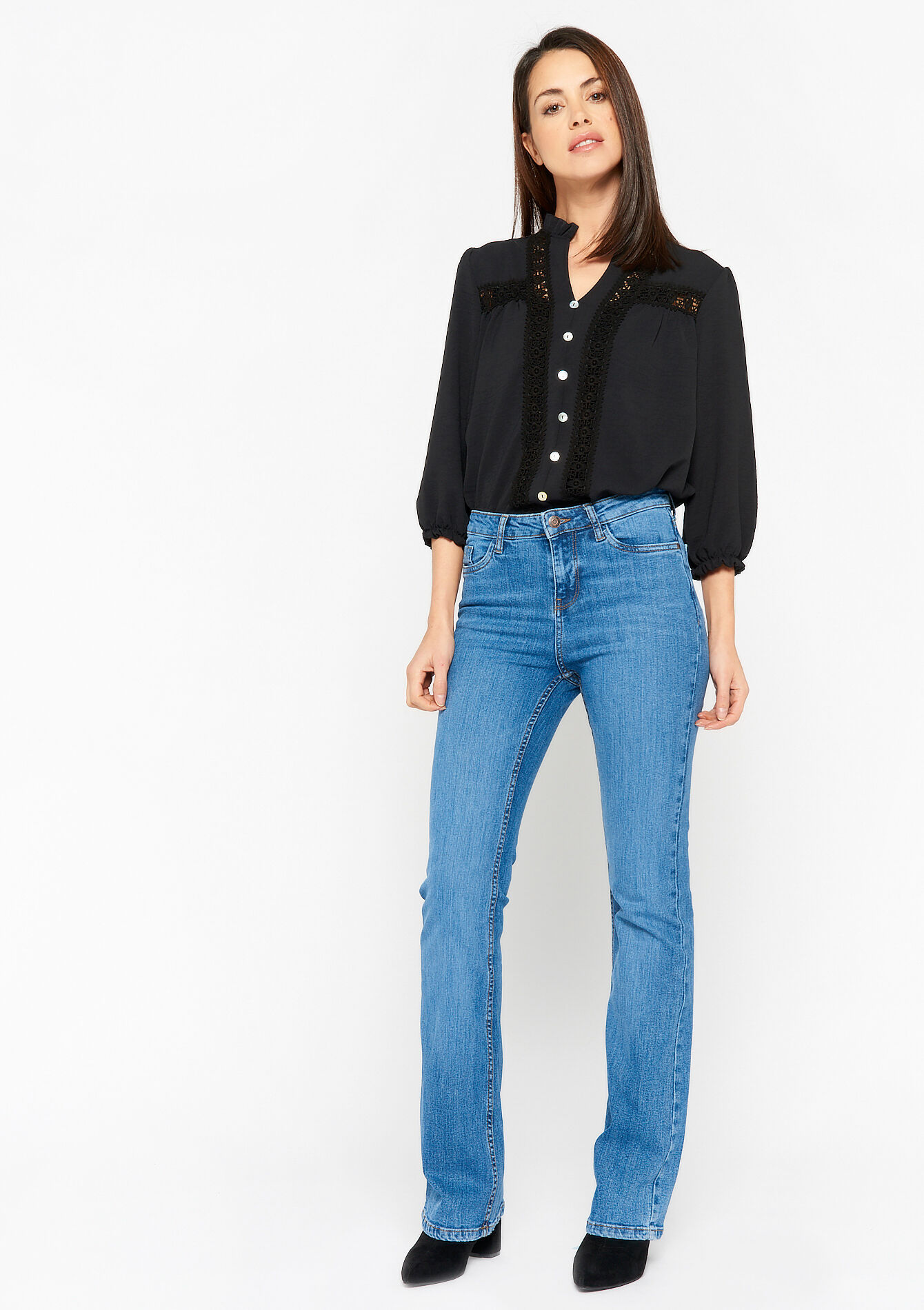 Bootcut jeans - MEDIUM BLUE - 22000406_0500