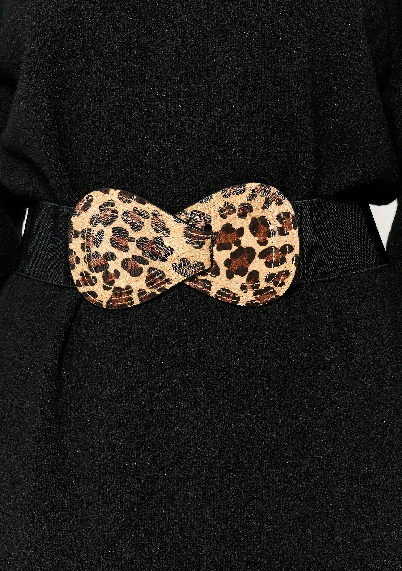 Elastische ceintuur met luipaardprint, , detail_model