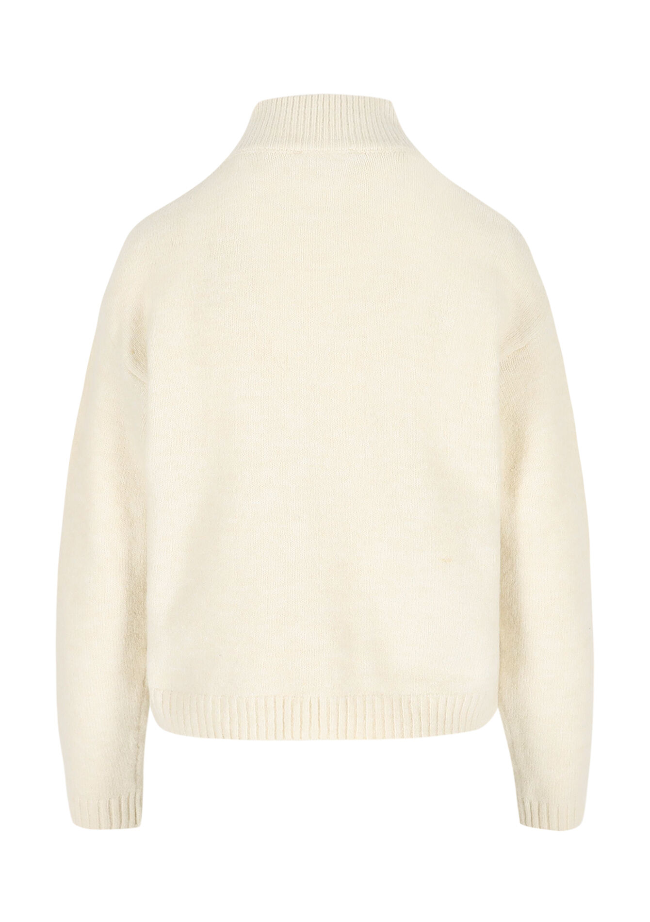 Vest met ritssluiting en kraag, Vest met ritssluiting en kraag - OFFWHITE - 04101312_1001