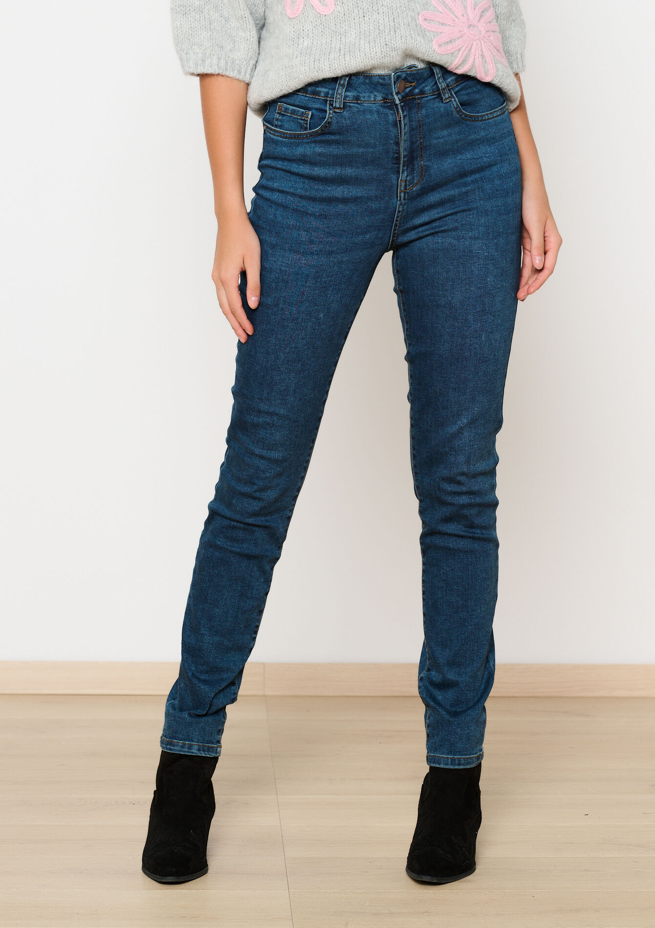 Jean coupe slim, Jean coupe slim - DARK BLUE - 22000530_0501
