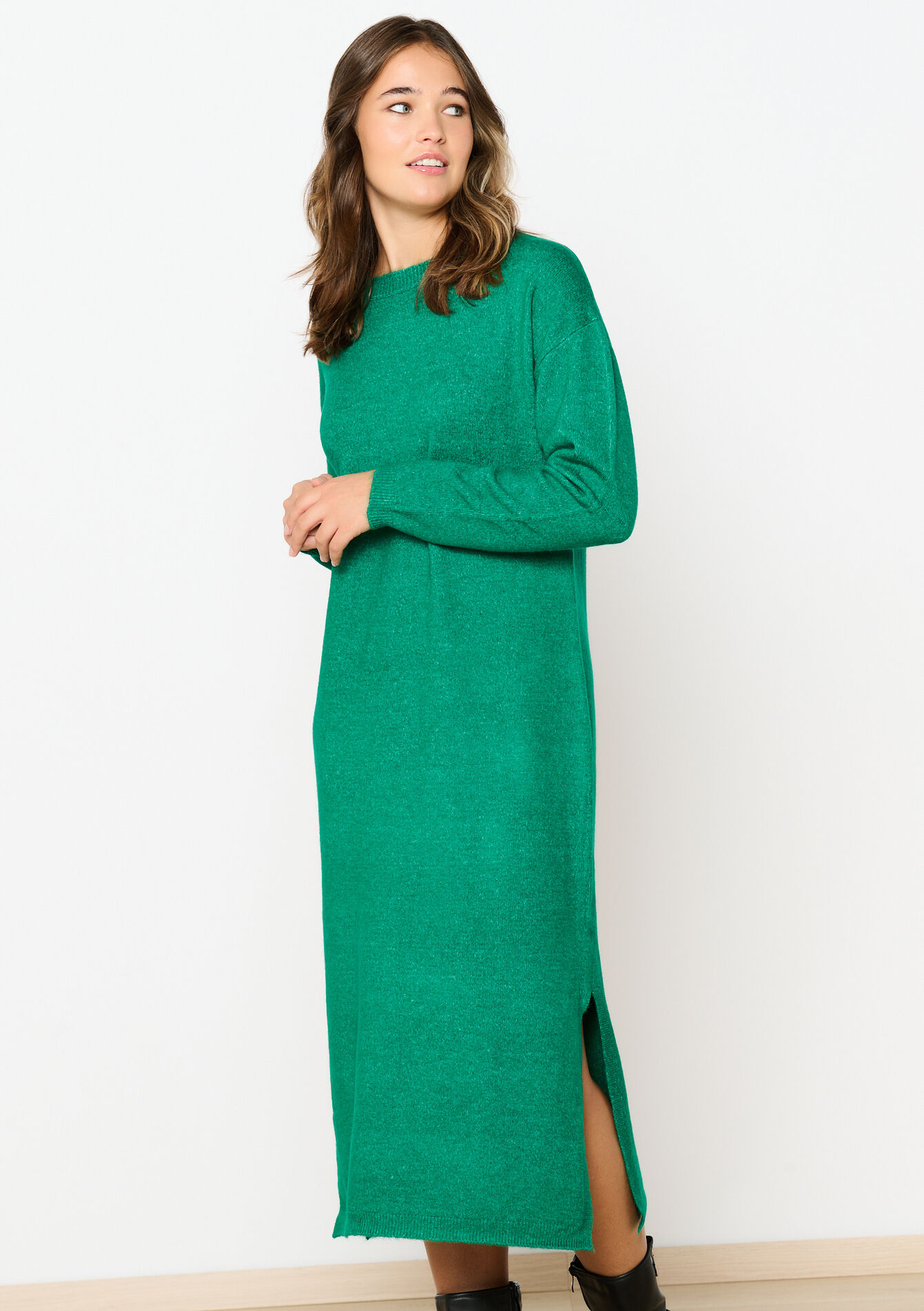 Robe pull mi-longue, Robe pull mi-longue - GREEN APPLE - 08103551_1783